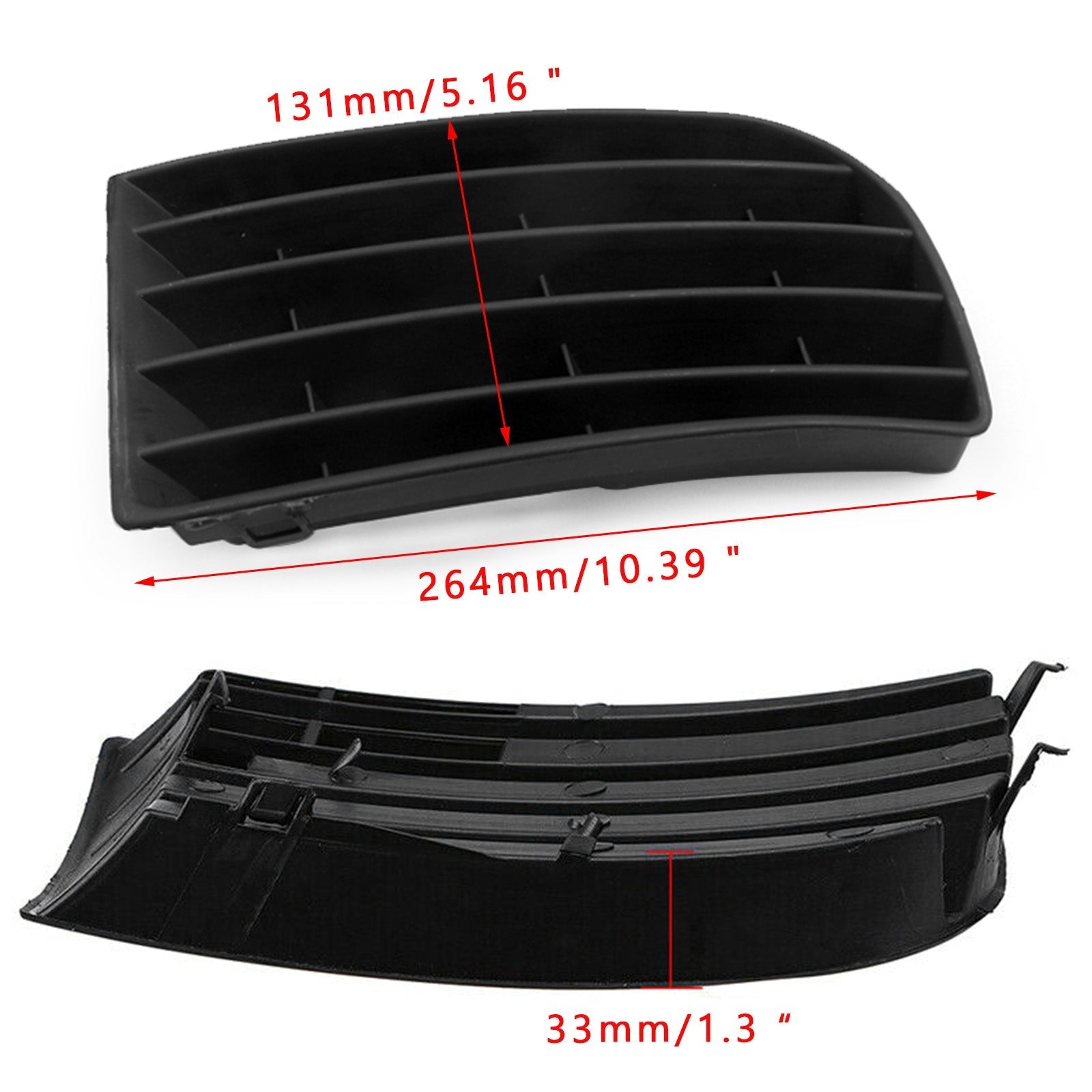 Couverture de protection de calandre de pare-chocs avant en ABS pour Volkwage VW Golf 2005-2008 MK5 générique