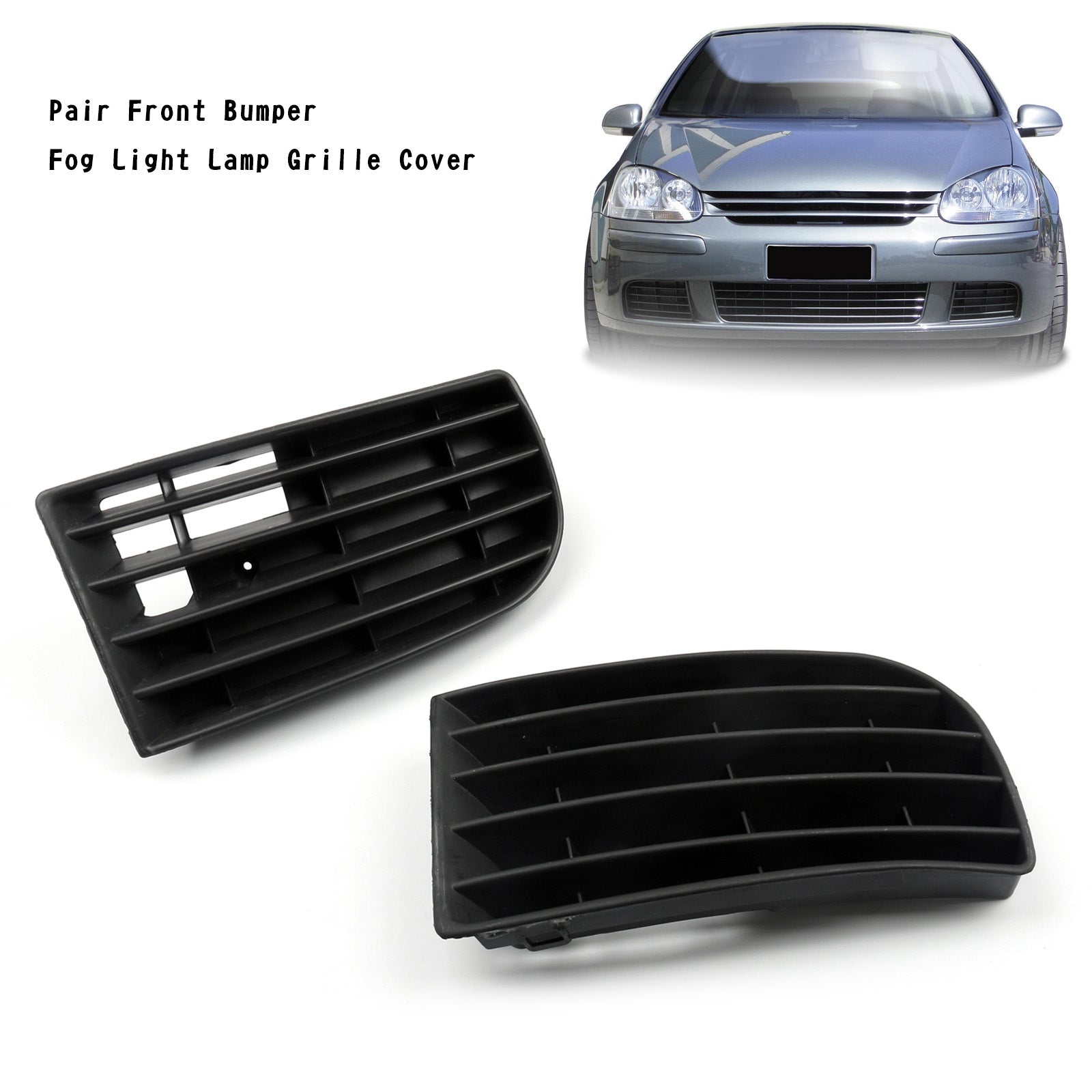 Couverture de protection de calandre de pare-chocs avant en ABS pour Volkwage VW Golf 2005-2008 MK5 générique