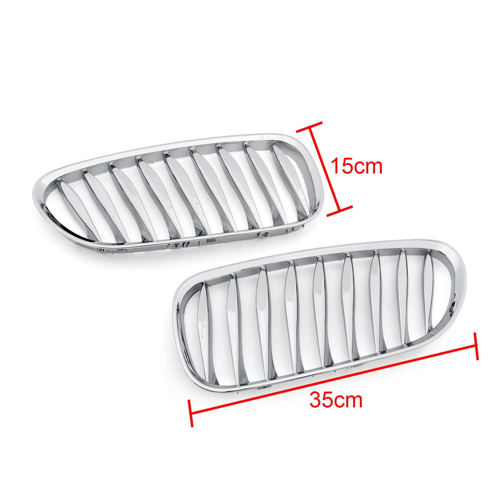 BMW Grille 2x Bumper prima di Sport Rein Grille per BMW Z4 E85 E86 2003-2008 Generico