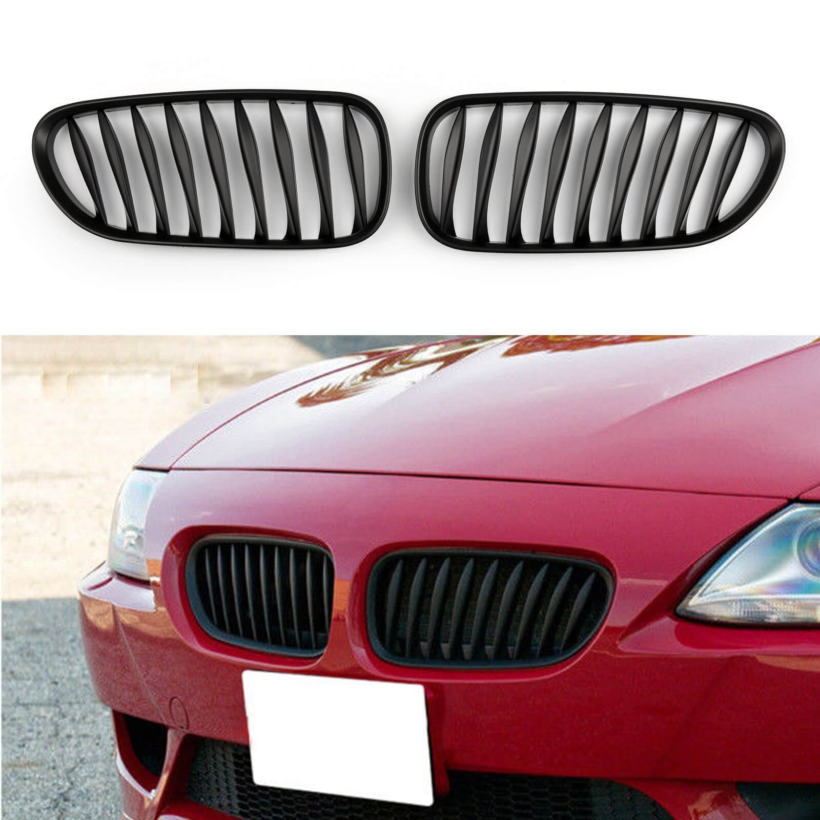BMW Grille 2x Bumper prima di Sport Rein Grille per BMW Z4 E85 E86 2003-2008 Generico