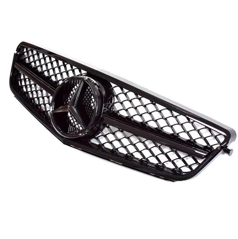 W204 C250 C350 08-14 Mercedes Benz AMG Style Grille de remplacement de calandre noire brillante générique