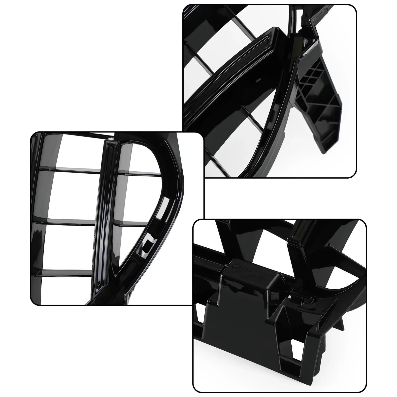 Mercedes Benz Classe CLA W117 Griglia anteriore nera di ricambio con emblema per C117 GT 2013-2019