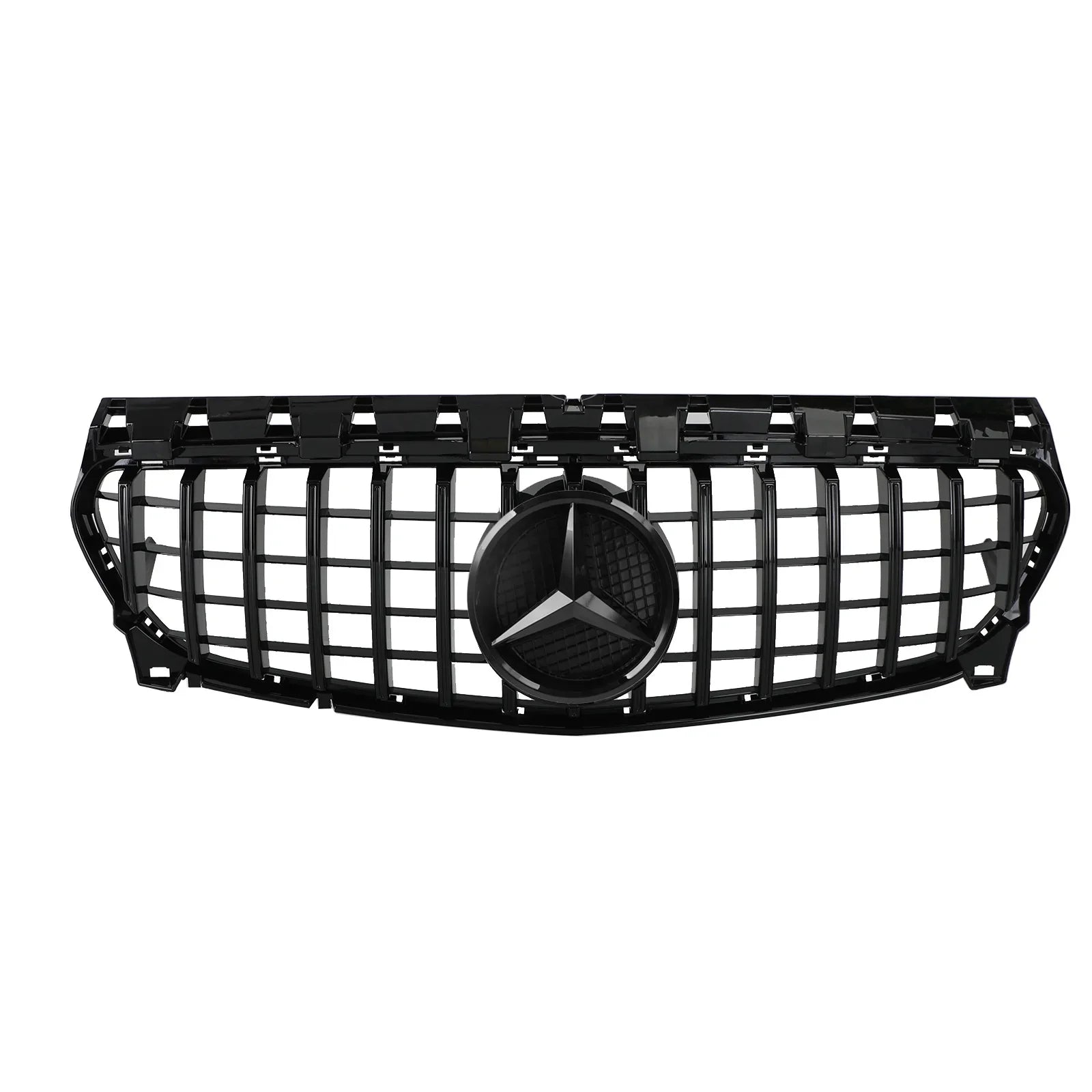 Mercedes Benz CLA-klasse 2013-2019 W117 C117 Panamericana GTR zwarte frontgrille met sterembleem