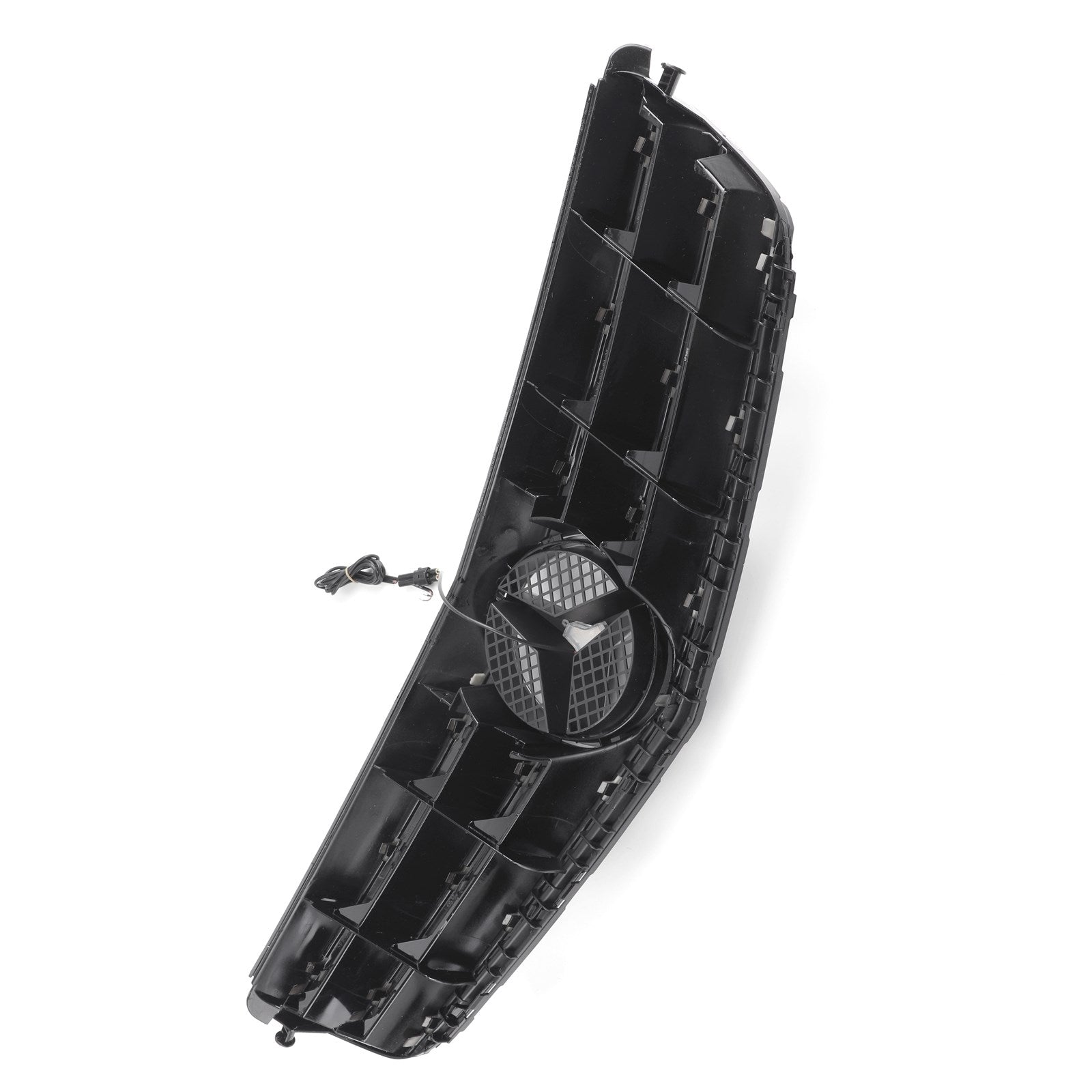 Črna kromirana LED sprednja maska za Benz razreda C W204 C300 C350 2008–2014 generično