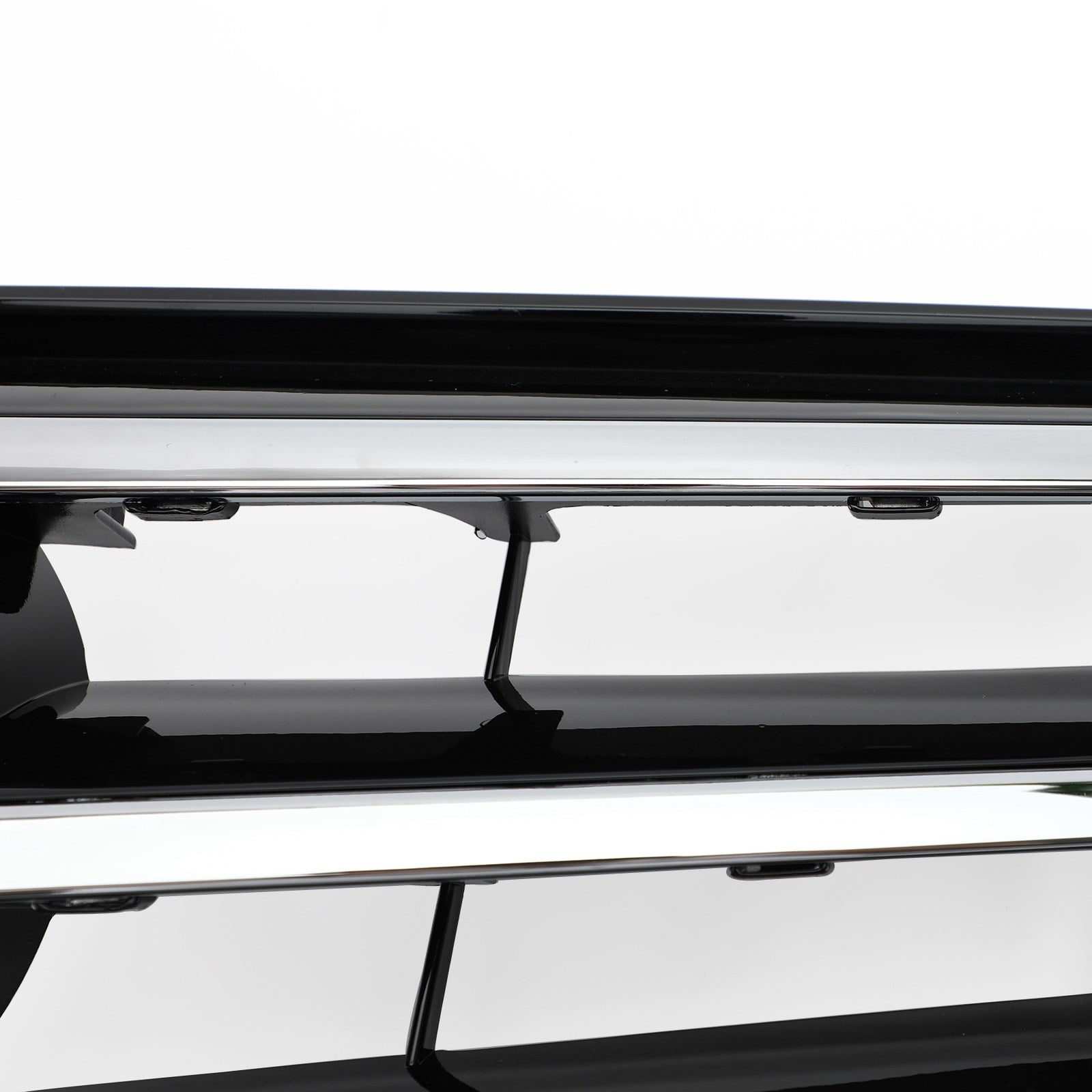 Črna kromirana LED sprednja maska za Benz razreda C W204 C300 C350 2008–2014 generično