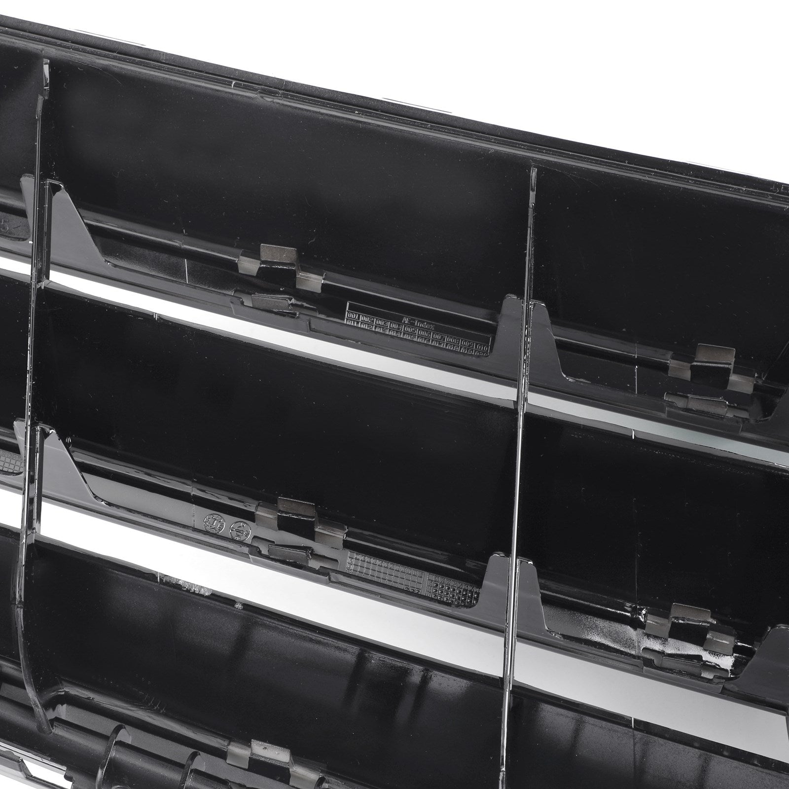 Črna kromirana LED sprednja maska za Benz razreda C W204 C300 C350 2008–2014 generično