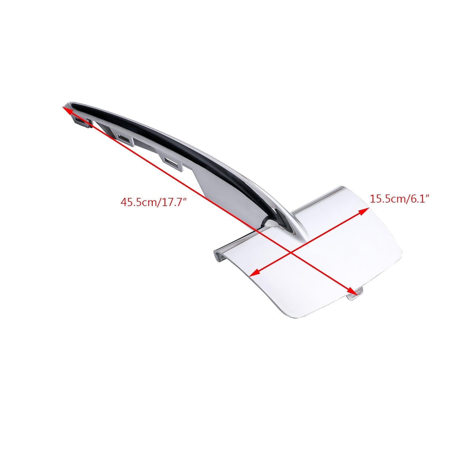 2014-2018 BMW F15 X5 51117325396 2X Listwa wykończeniowa dolnego zderzaka przedniego