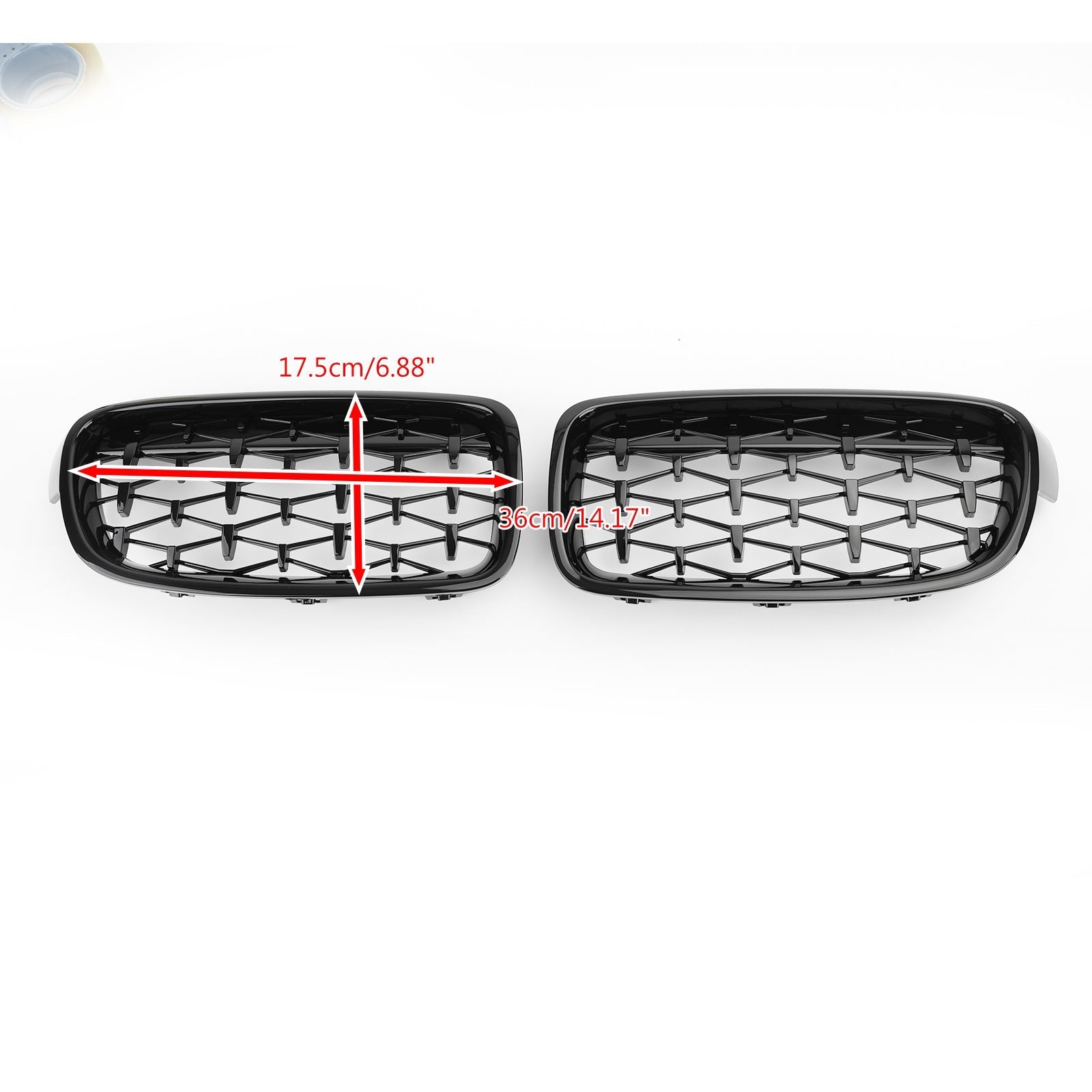 Rejillas delanteras de diamante para BMW F30 328i 335i 2012-2016 genérico