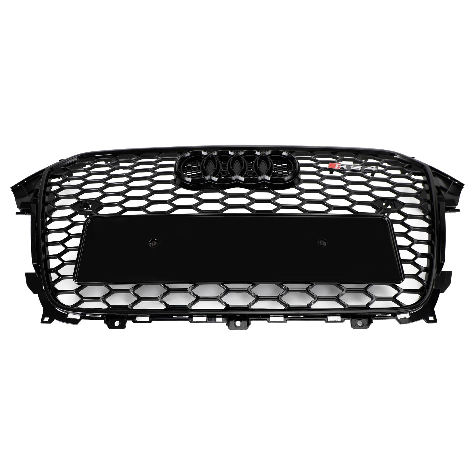 Audi A4 S4 2013-2016 Grille de calandre de pare-chocs avant style RS4 noir brillant