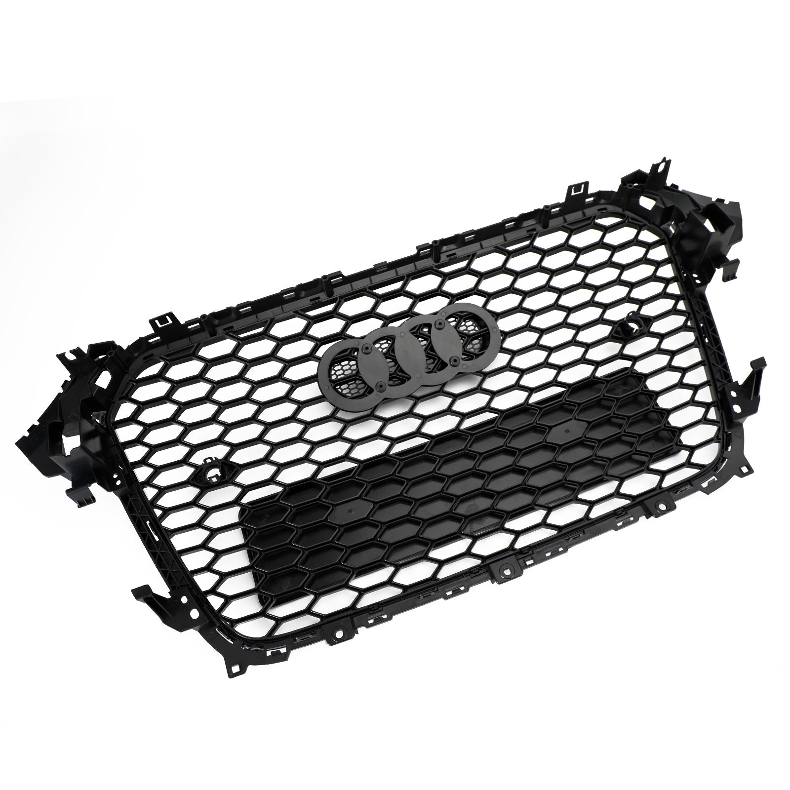 Audi A4 S4 2013-2016 Grille de calandre de pare-chocs avant style RS4 noir brillant