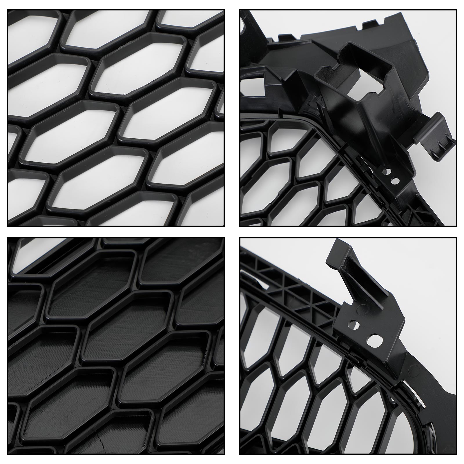 Audi A4 S4 2013-2016 Grille de calandre de pare-chocs avant style RS4 noir brillant