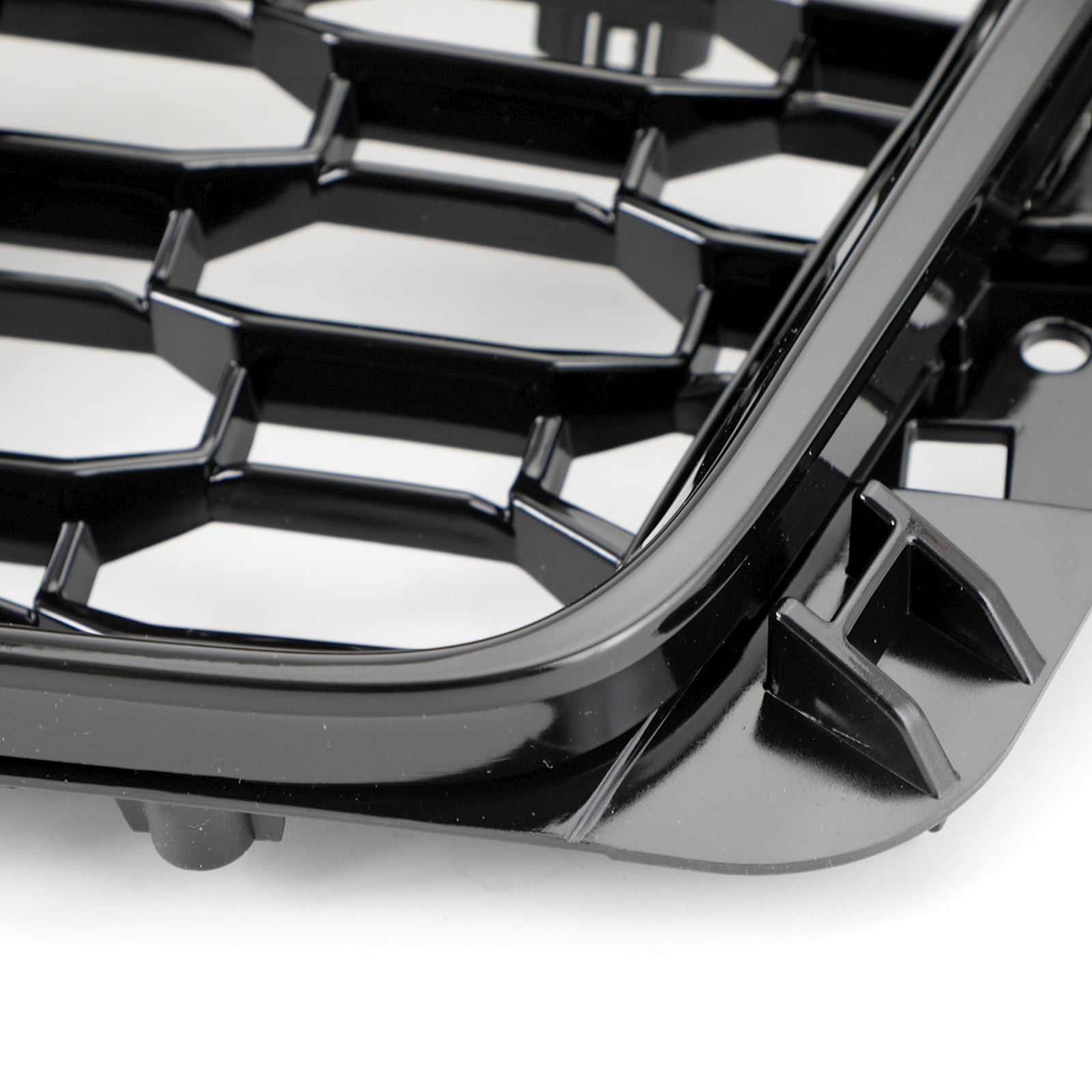 2017-2019 Audi A4/S4 B9 Grille de calandre hexagonale style nid d'abeille style RS4 Noir
