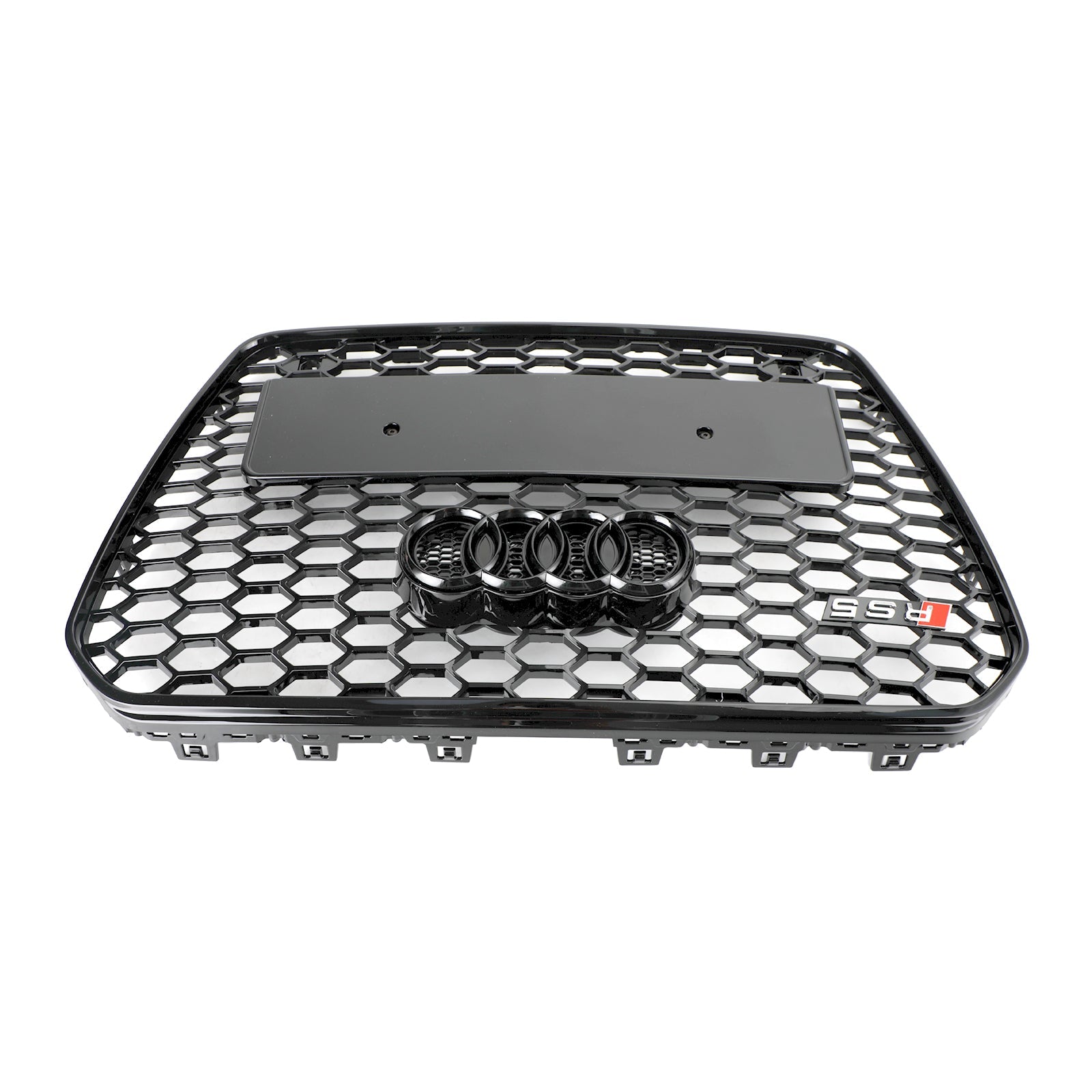 Grille de pare-chocs avant en maille nid d'abeille Style RS5 pour Audi A5 S5 B8.5 2013-2016