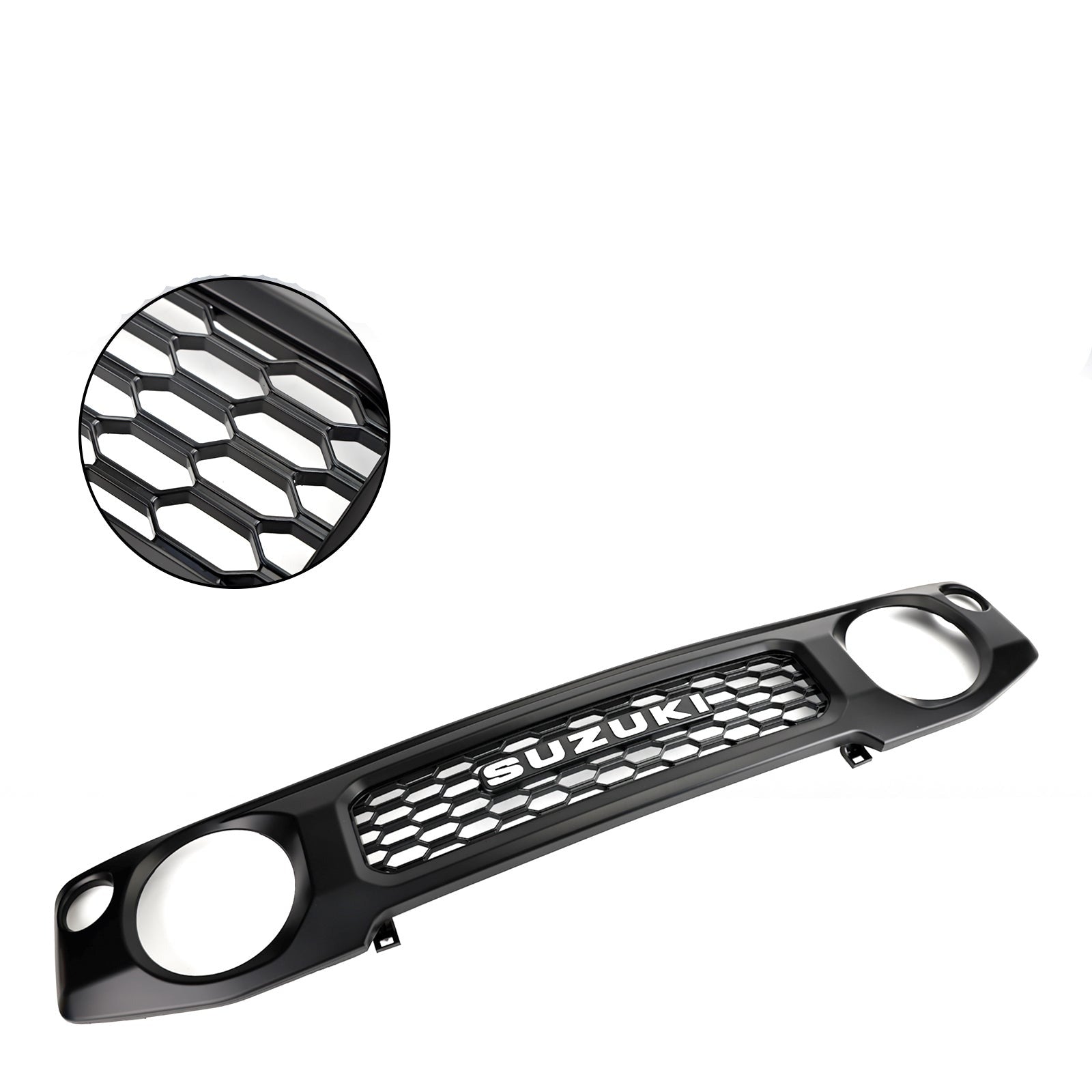 Grille de pare-chocs avant en nid d'abeille Suzuki Jimny JB74 2019-2023 Noir