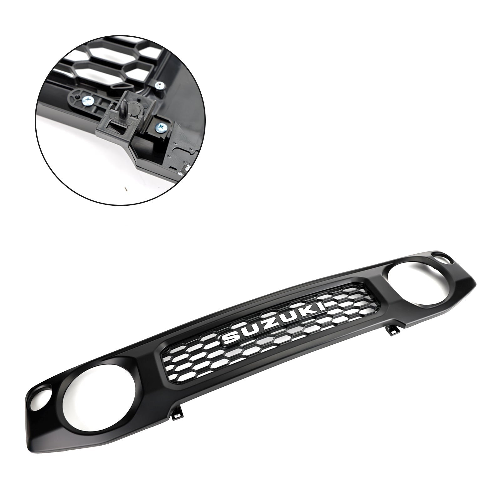 Grille de pare-chocs avant en nid d'abeille Suzuki Jimny JB74 2019-2023 Noir
