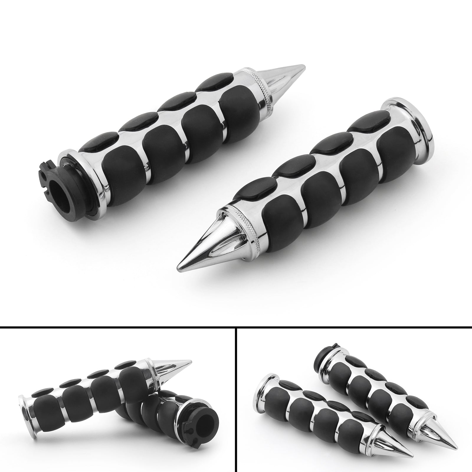 1 pollice/25 mm GRIP HAND ENTER KAWASAKI VN 800 900 1500 1600 Honda Shadow Vtx Generico