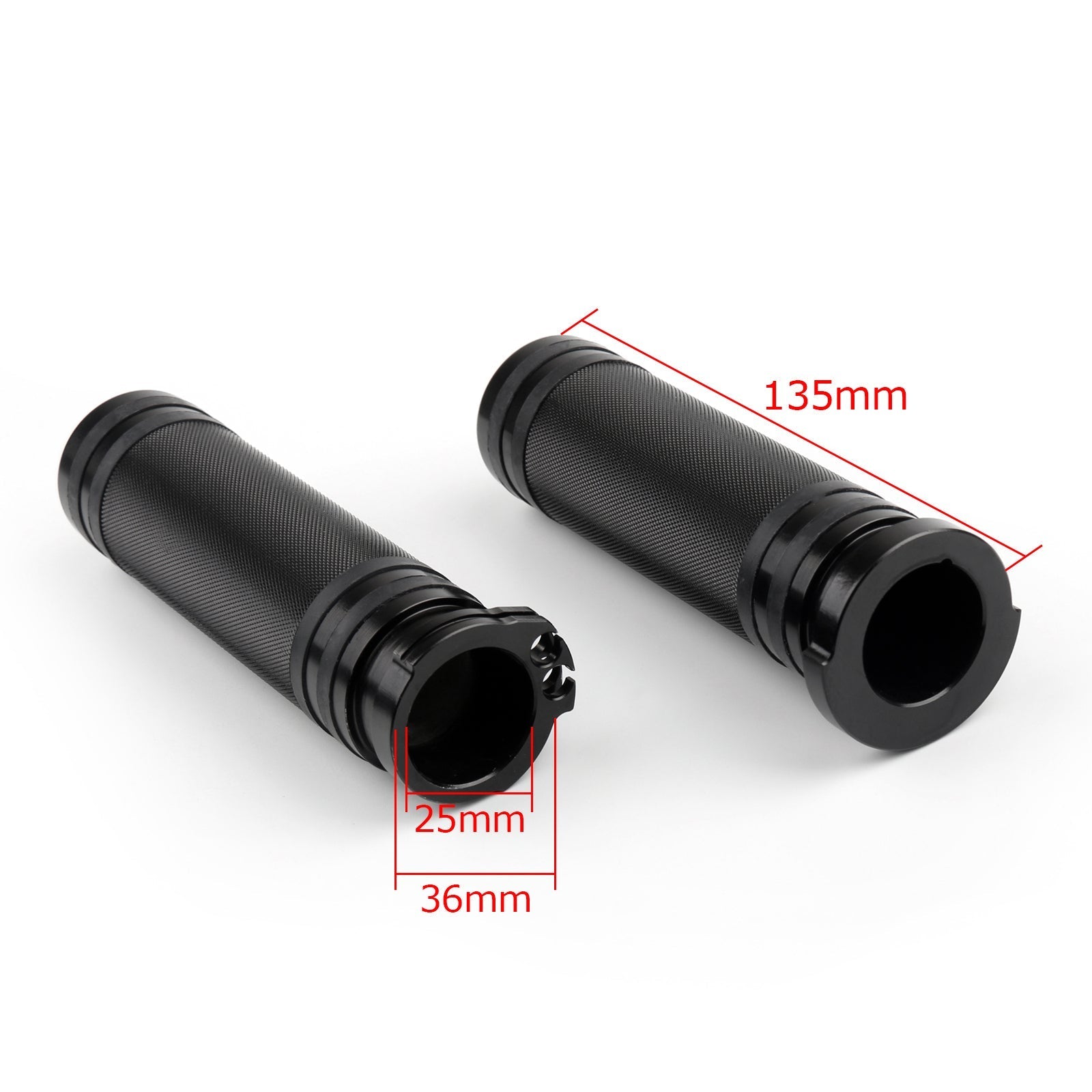 Manopole per manubrio moto CNC da 1 25 mm per Harley Sportster Cruiser Custom generico