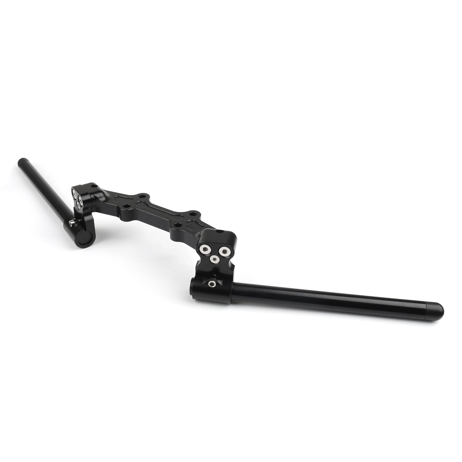 Plaque d'adaptation Clipon CNC et kit de guidon 22 mm pour Yamaha MT-07 FZ-07 14-17 générique