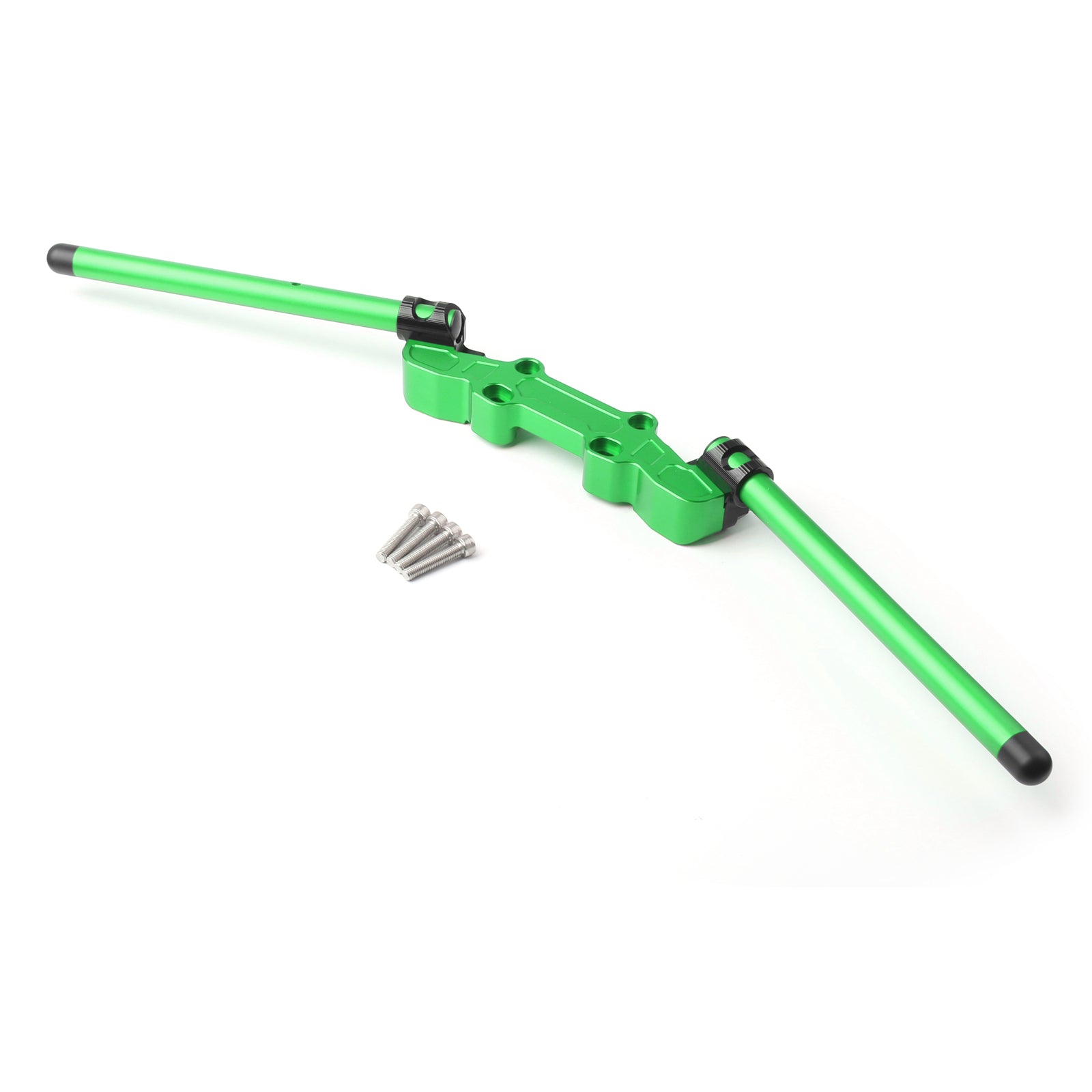 Placca di adattamento di Clipon e kit manubrio da 22 mm per Kawasaki Ninja650R/ER-6F 06-16 Generico