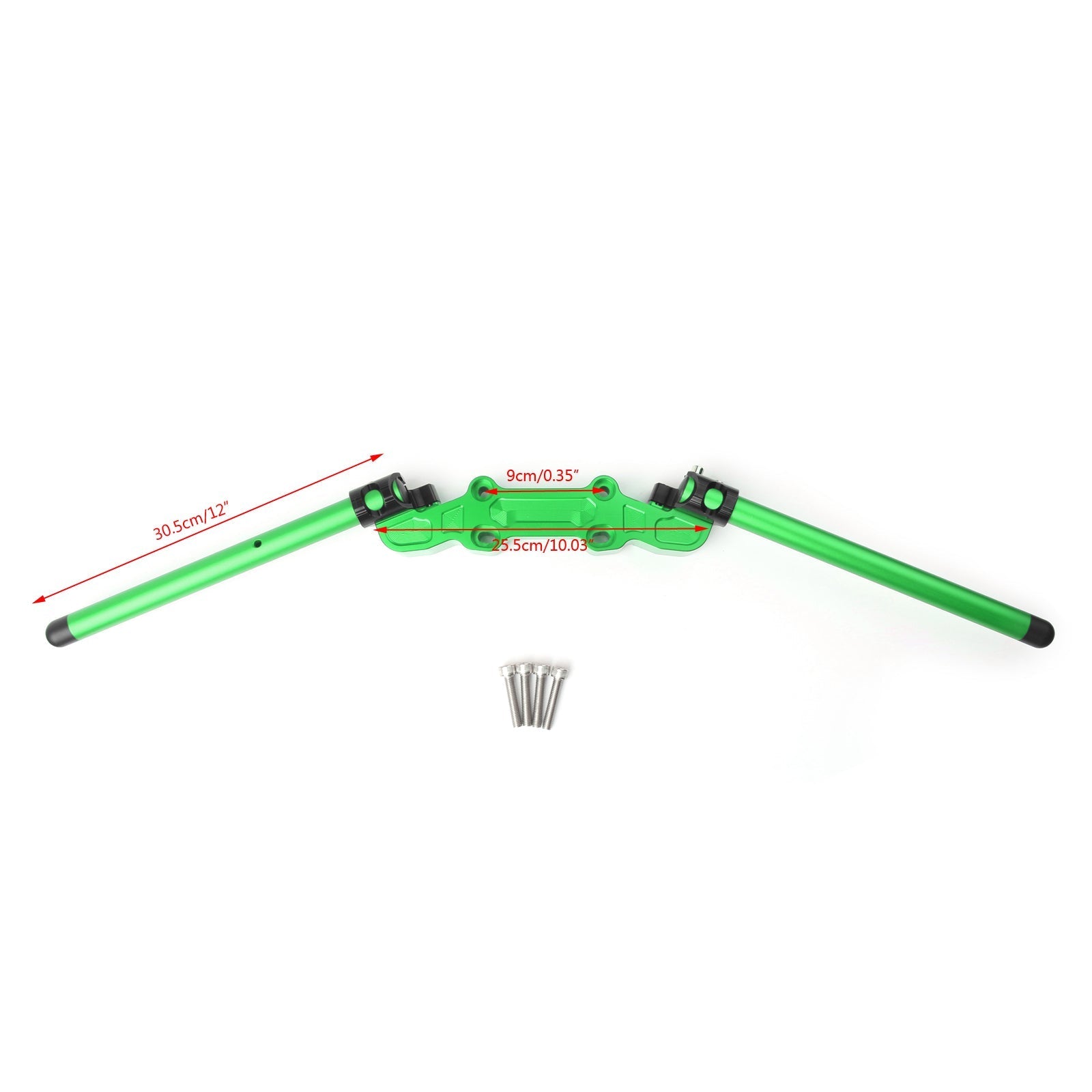 Plaque d'adaptation Clipon et kit de guidon de 22 mm pour Kawasaki NINJA650R/ER-6F 06-16 générique