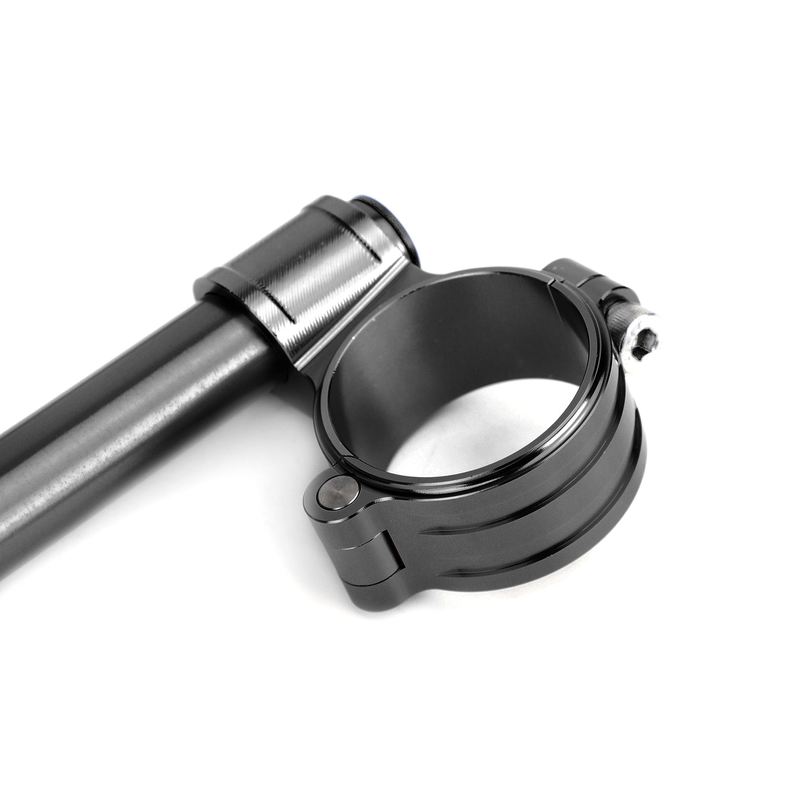 Cafe Racer CNC 7/8 Racing Standhendel verstelbare 50 mm clip op generieke motorfietsvork