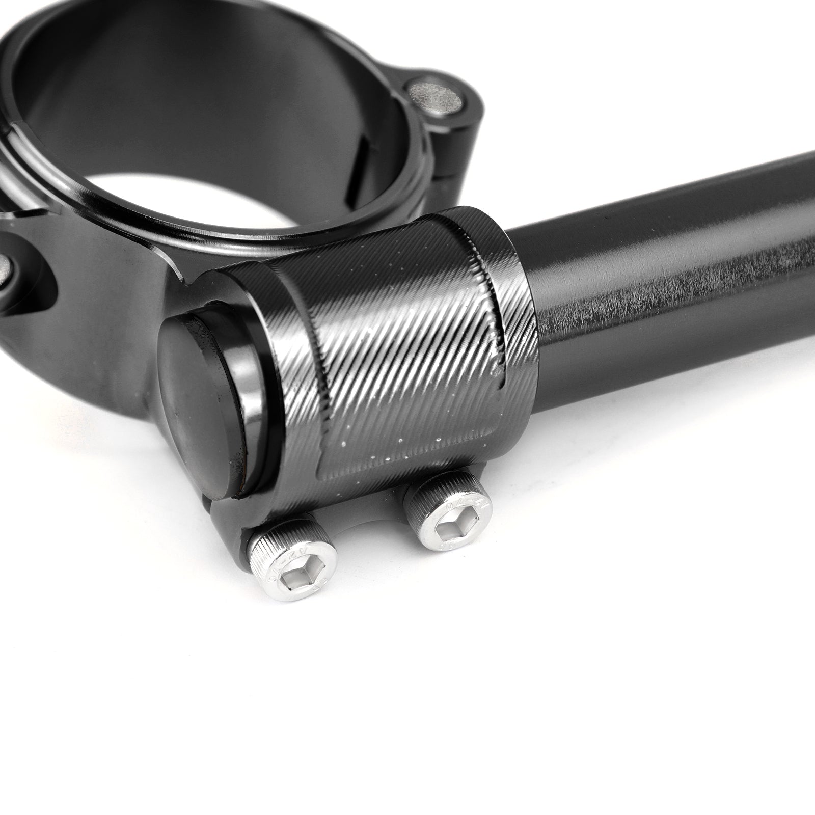 Cafe Racer CNC 7/8 Racing Standhendel verstelbare 50 mm clip op generieke motorfietsvork