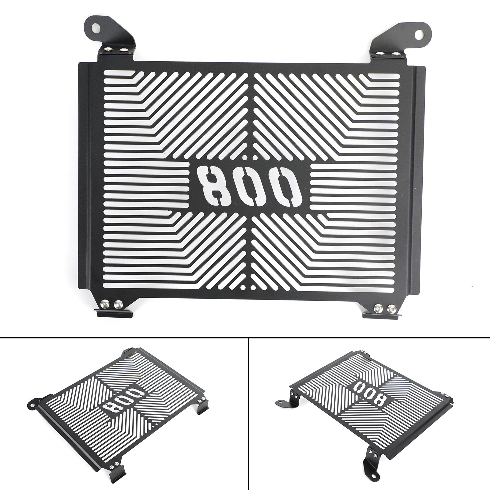 Ochrona ochrony chłodnicy w stali nierdzewnej dla CFMOTO 800MT 21-22 Srebrne