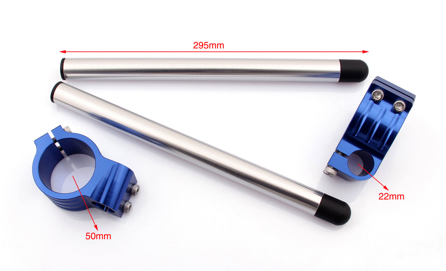 CNC 50 mm stuurclip voor Ducati Monster Aprilia RSV Thousand Dhousand Rs 250 generiek