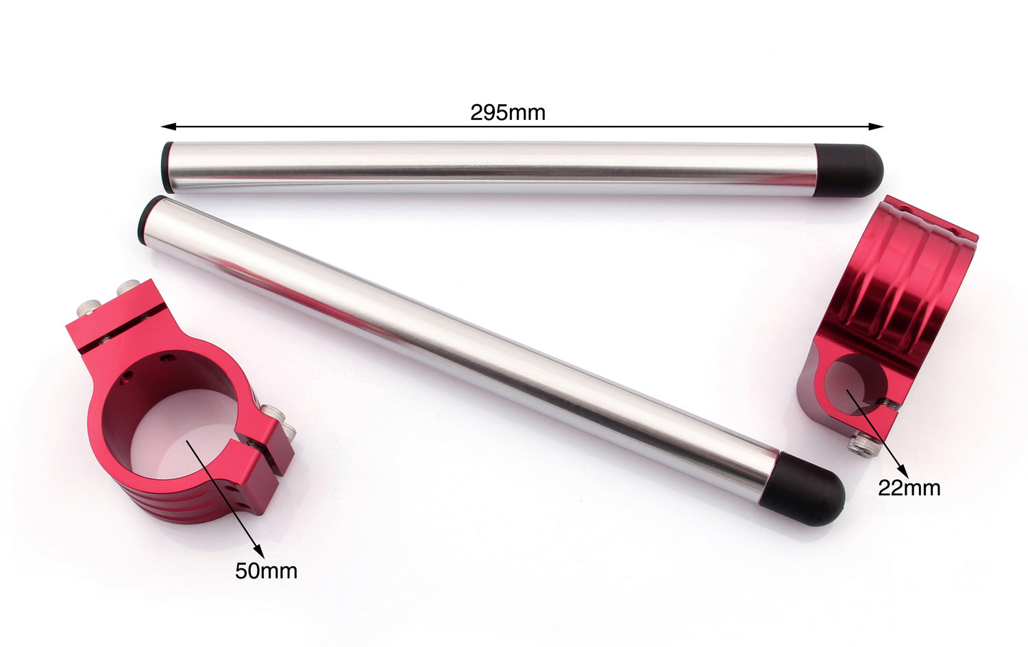 CNC 50 mm stuurclip voor Ducati Monster Aprilia RSV Thousand Dhousand Rs 250 generiek