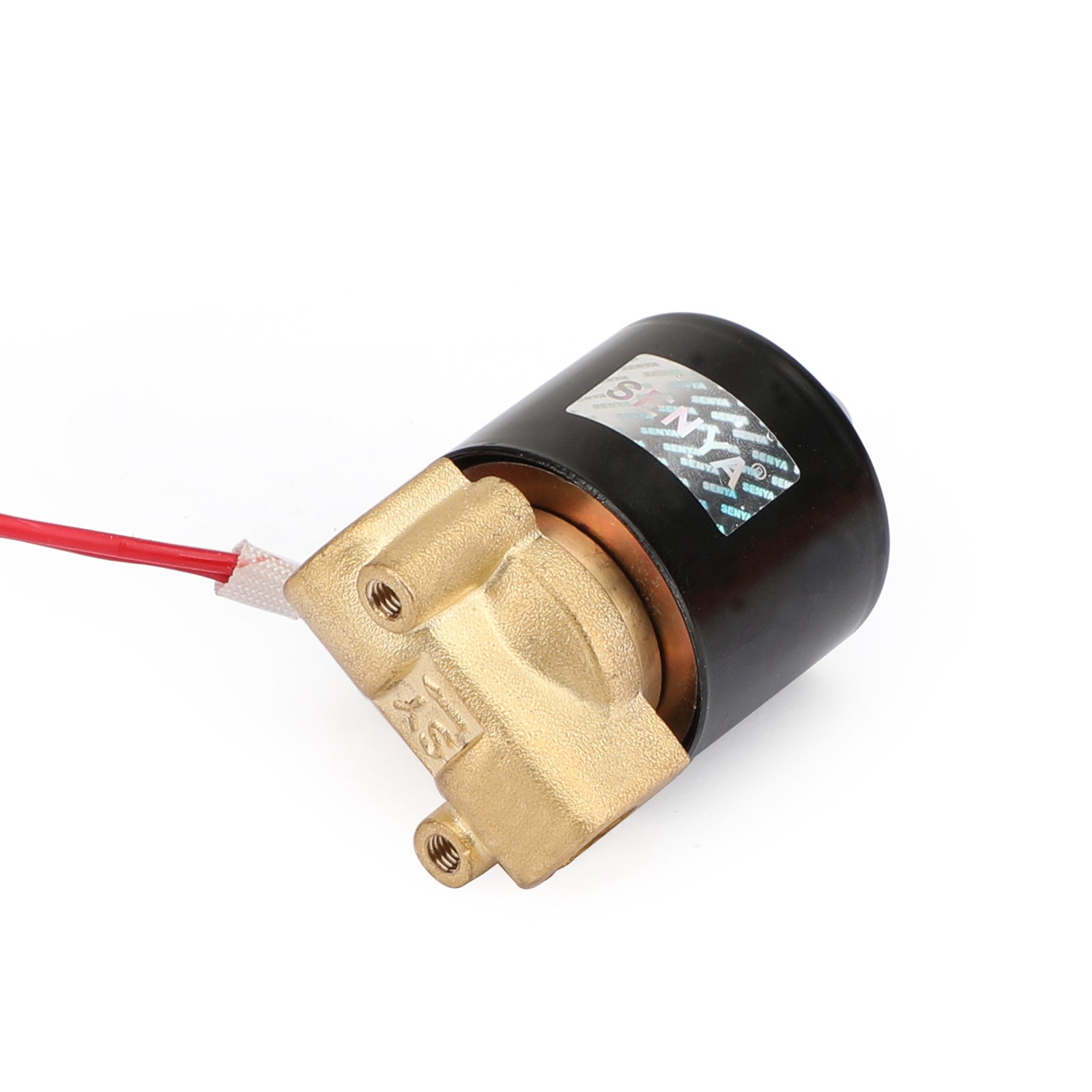 1/4" AC 220 V Mosiądz Normalnie zamknięty Elektryczny zawór elektromagnetyczny BSP Gaz Woda Powietrze N/C