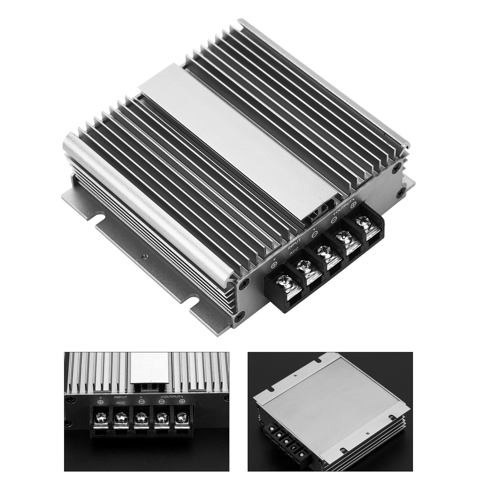 DC-DC 12V stap tot 28V 20A oplaadbare autovoeding converterregelaar