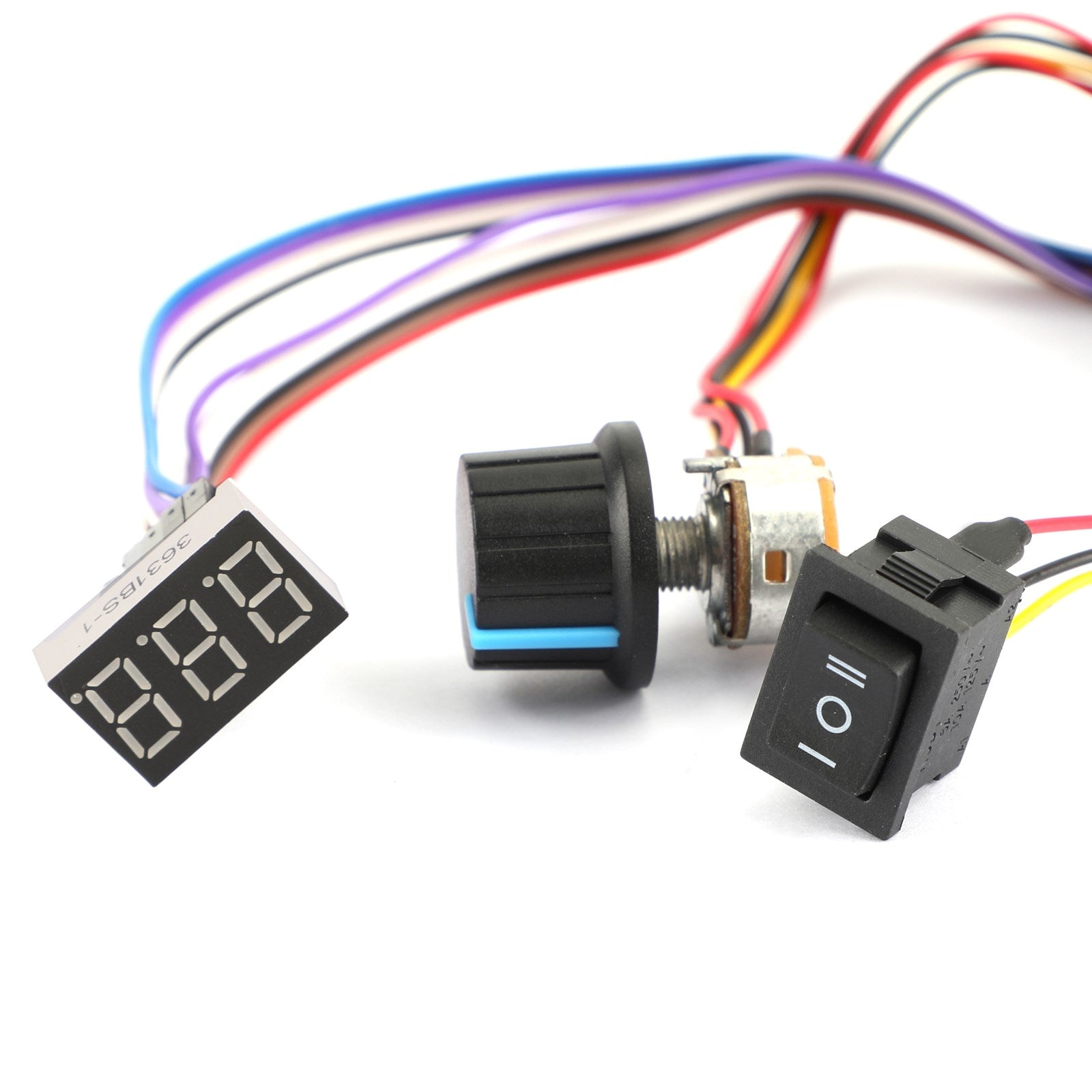 Regolatore di velocità motore CC 10-55V MAX 60A PWM CW CCW Reversibile 12V 24V 36V