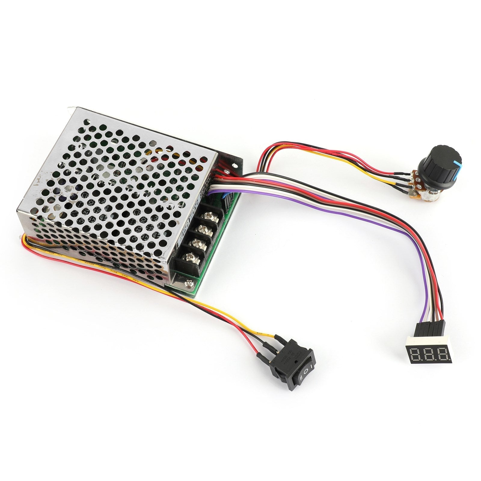 Regolatore di velocità motore CC 10-55V MAX 60A PWM CW CCW Reversibile 12V 24V 36V