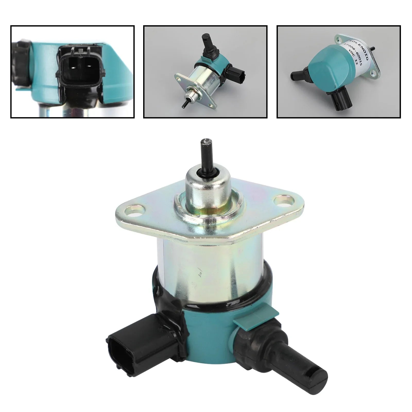 Solénoïde d'arrêt de carburant pour Kubota D905 D1005 D1105 17208-60010 17208-60015