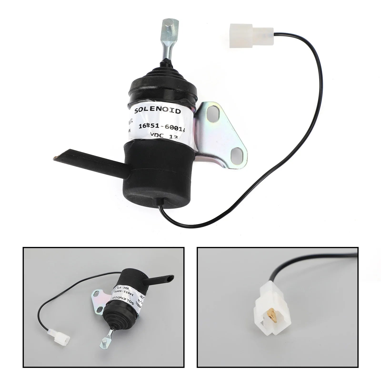 16851-60014 Brandstofuitschakelingsolenoïde voor Kubota BX2230D RTV900R RTV900T 052600-453