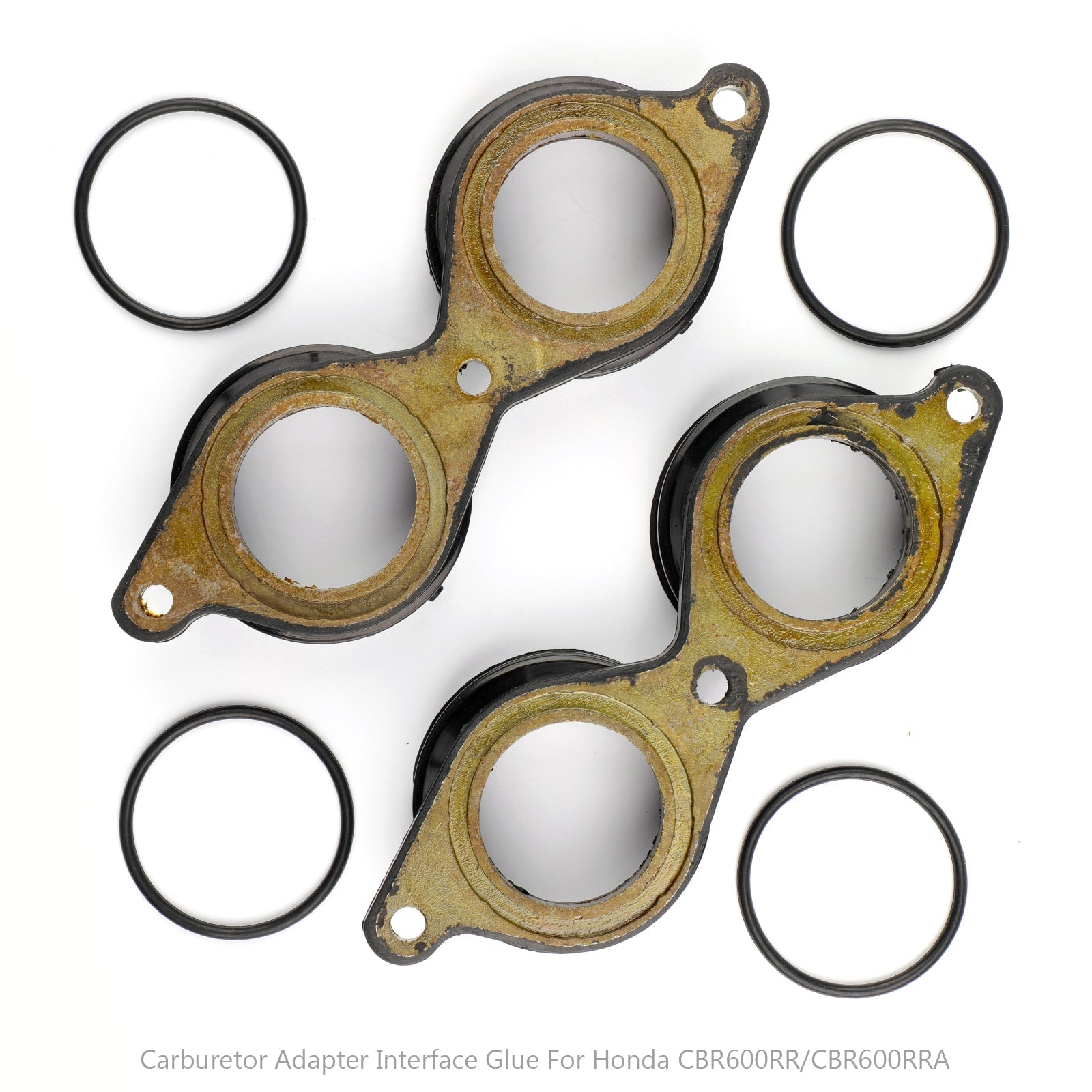 Collettore di aspirazione carburatore 2X per Honda CBR 600RR 2007-2017 generico