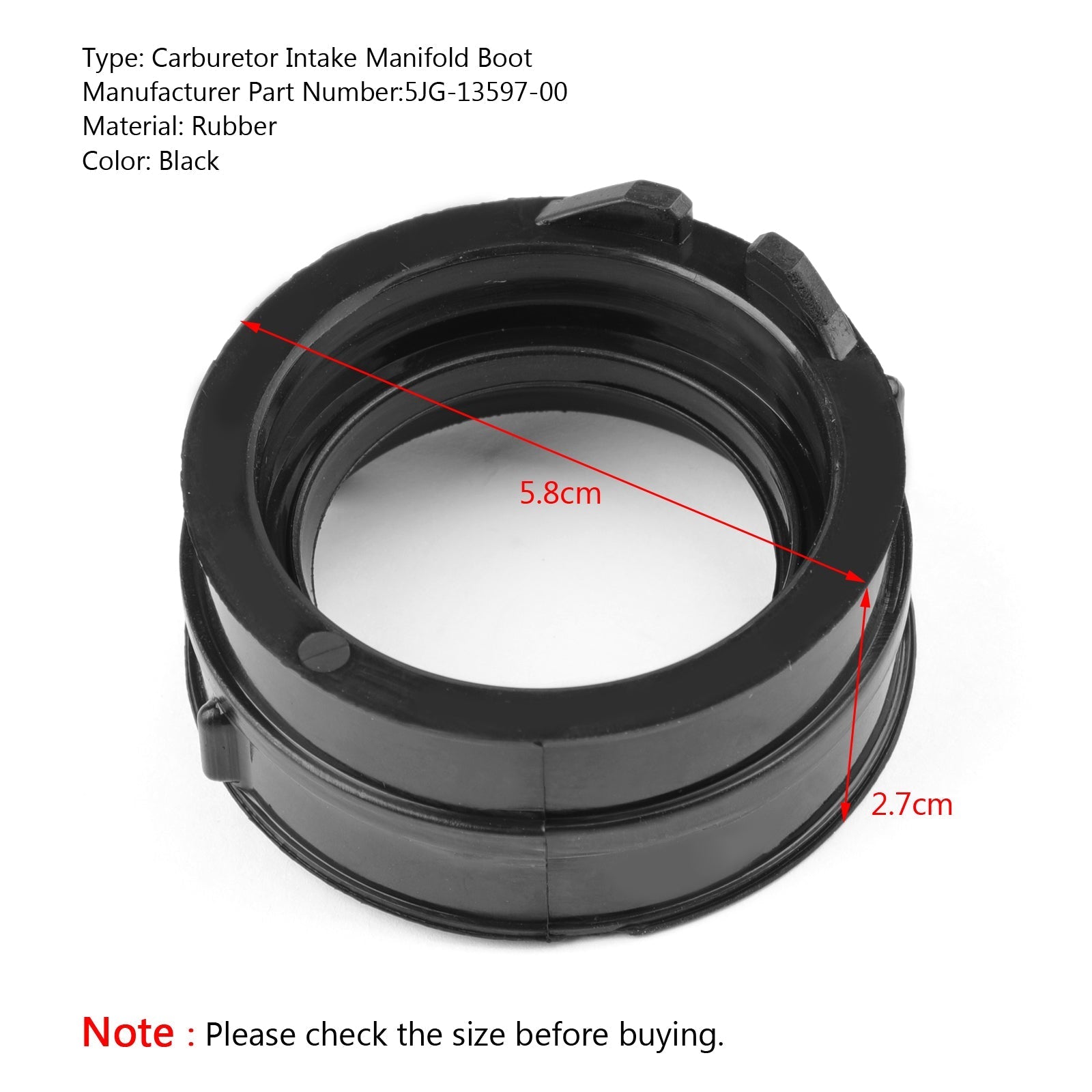 Wspornik gaźnika kolektora dolotowego dla Yamaha YZ426F WR400F 2000-2002 WR426F Generic