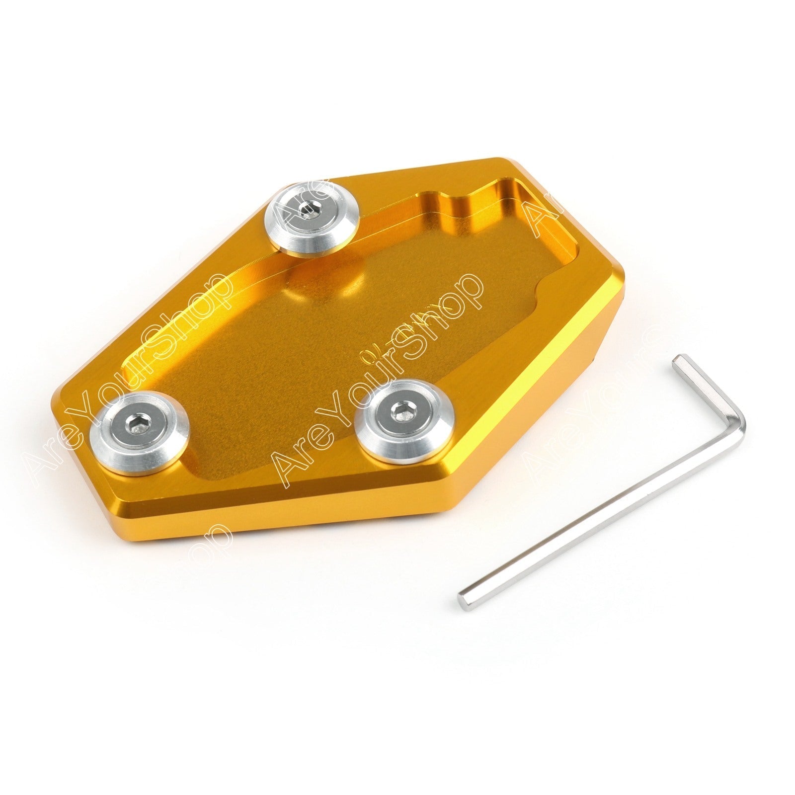 Placa de caballete lateral para Ducati Multistrada Monster 795 796 821 1200 S generica