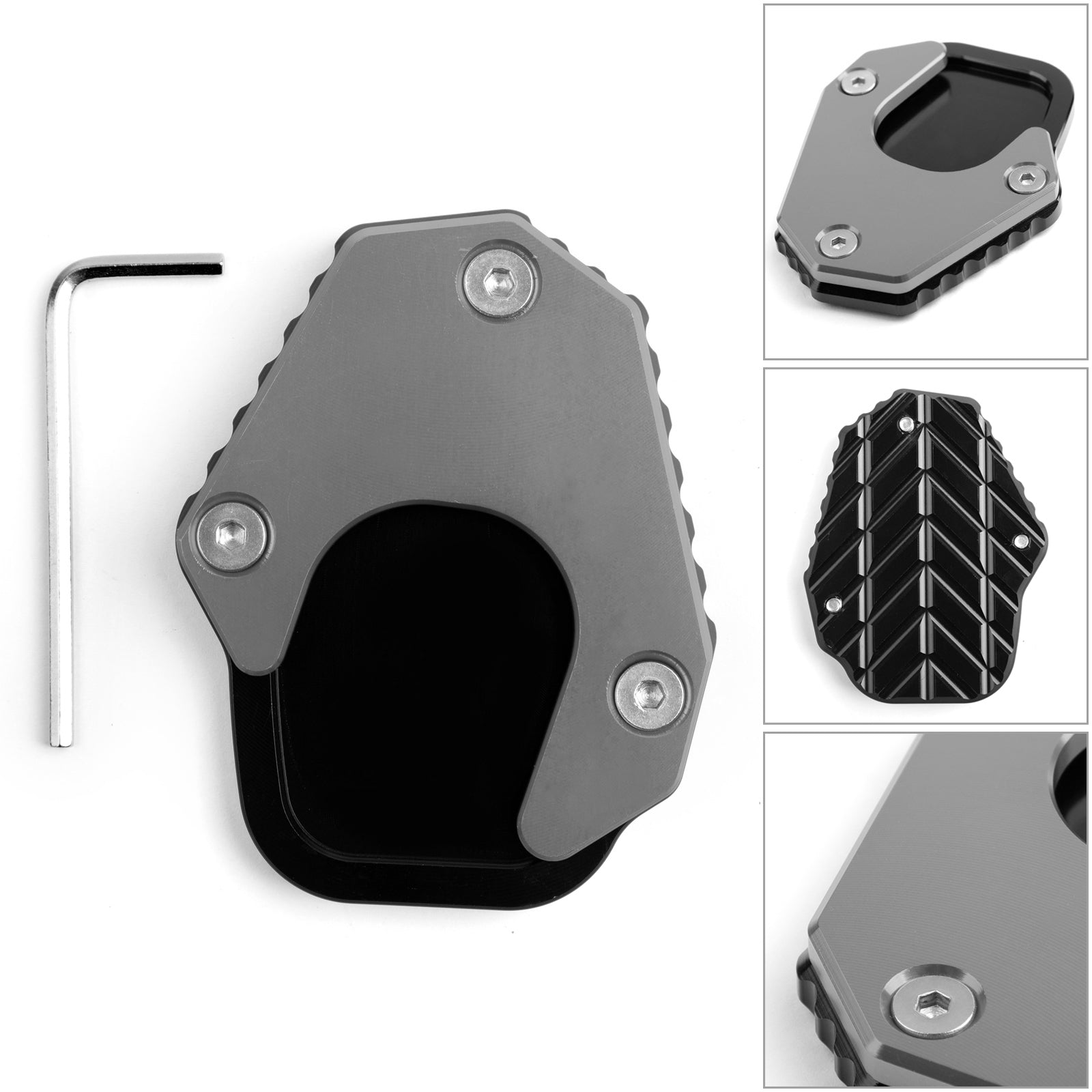 1X béquille béquille latérale extension agrandisseur pad pour HONDA CRF250 RALLY 17-19 générique