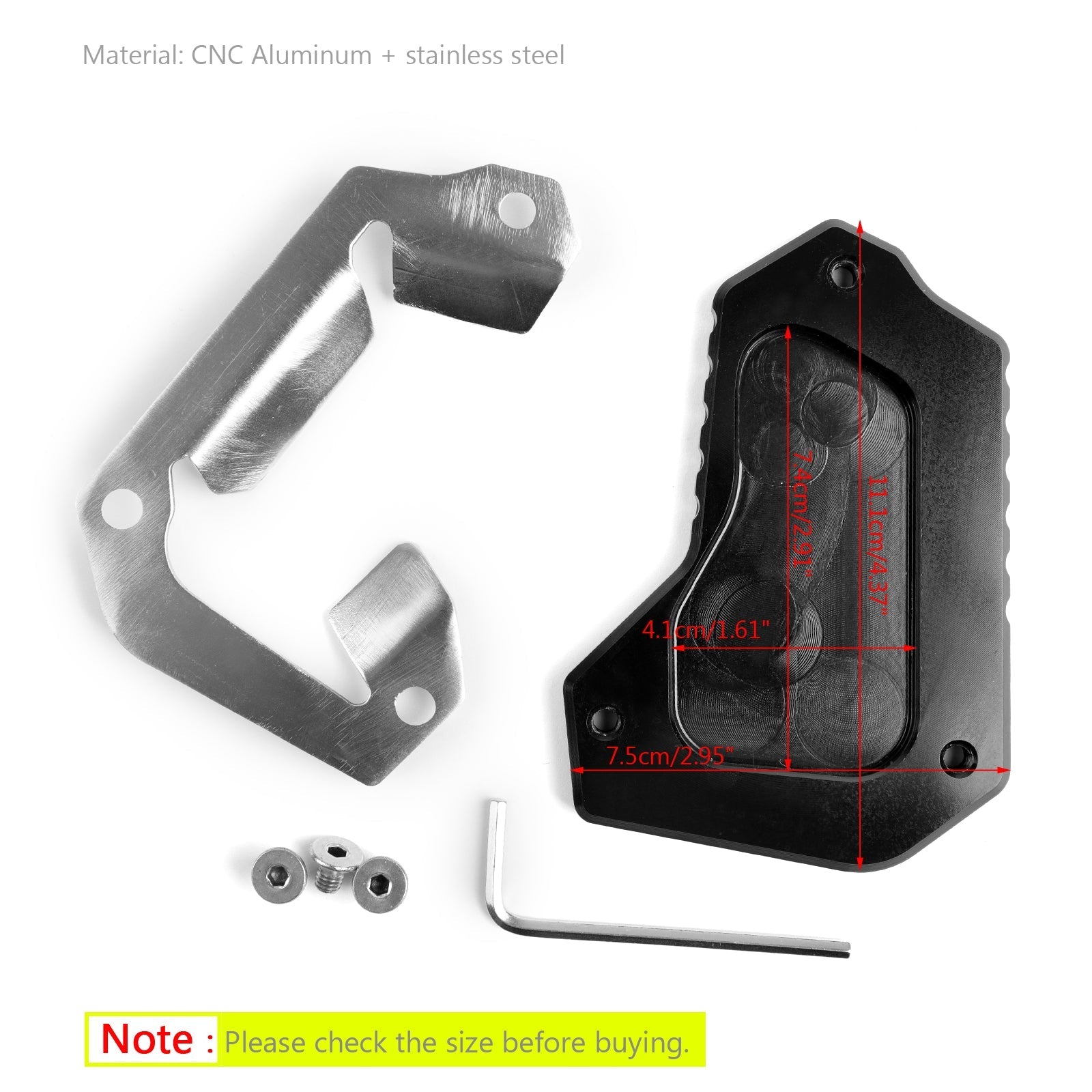 Agrandisseur d'extension de béquille latérale pour béquille Explorer pour Triumph Tiger 1200 générique