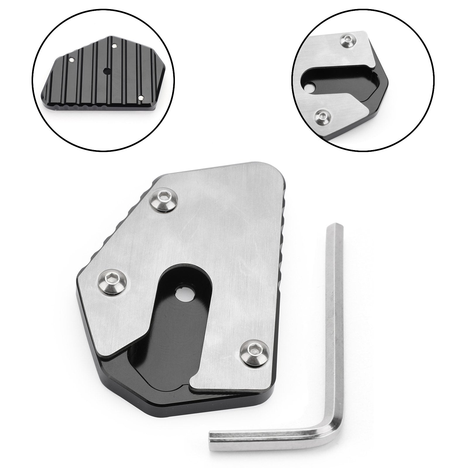 Wspornik przedłużający podpórki bocznej CNC do SUZUKI DL650 V-STROM 650 12-19 Generic