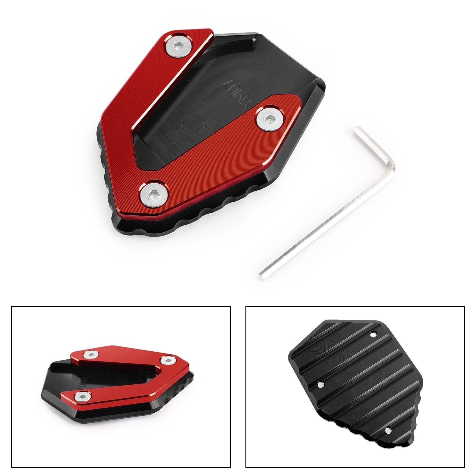 CNC Boczne cytaty płytki powiększającej kulę dla Yamaha MT-07 F-07 Tracer 700 14-19 Generic