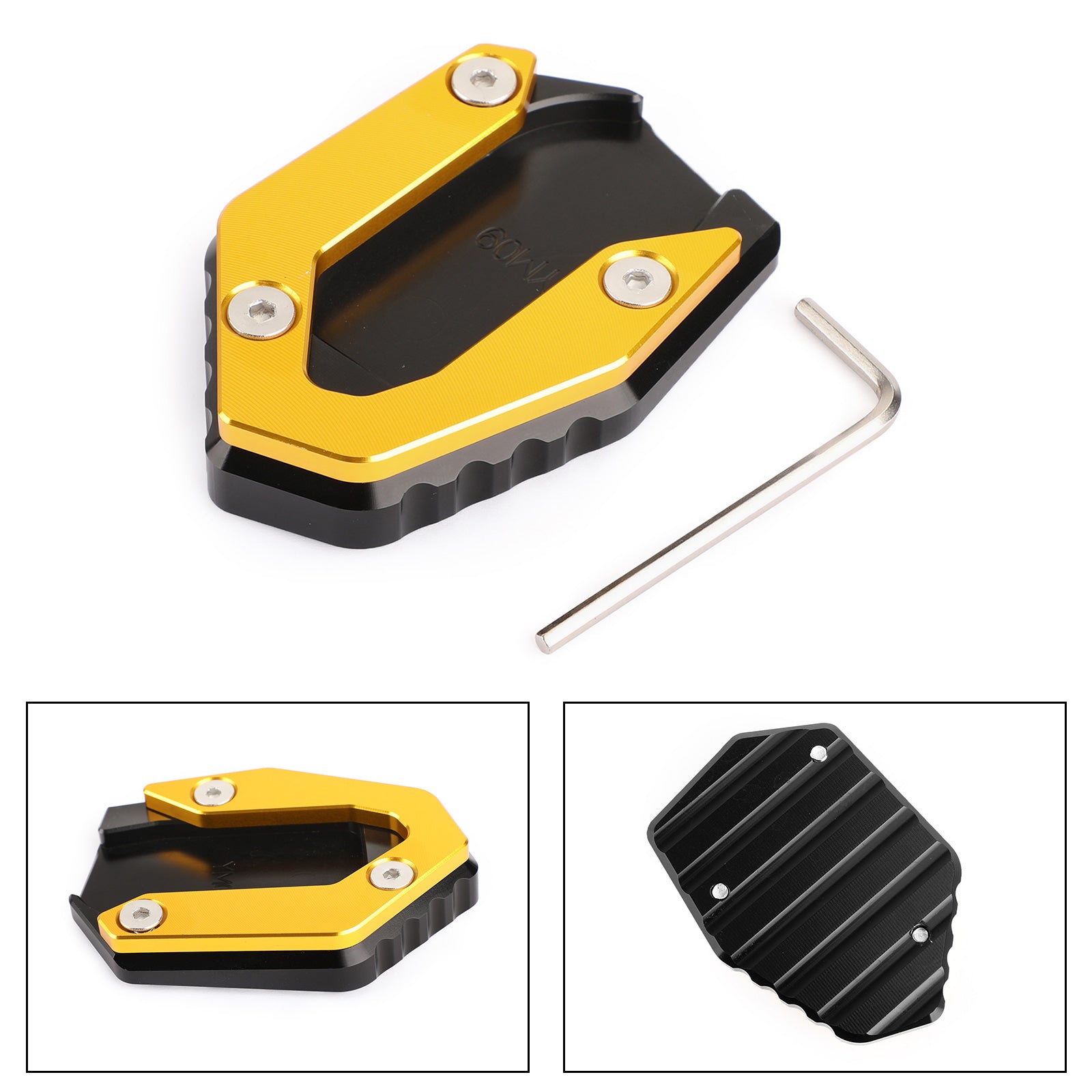 Trivalo di allargatura della stampella laterale per Yamaha MT09 FZ09 FJ09 Tracer 900 15-19 Generico