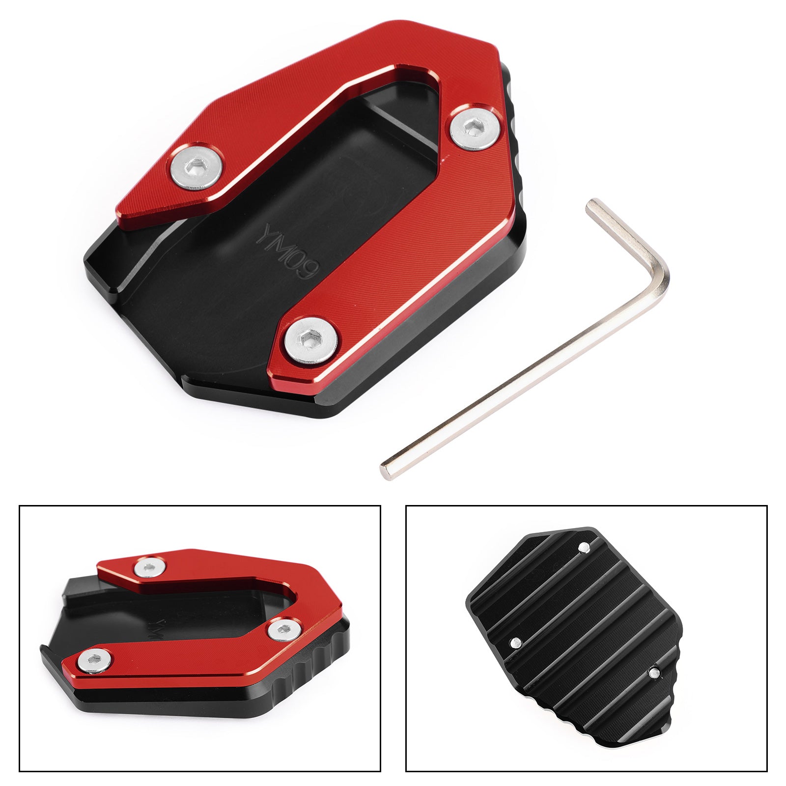 Trivalo di allargatura della stampella laterale per Yamaha MT09 FZ09 FJ09 Tracer 900 15-19 Generico