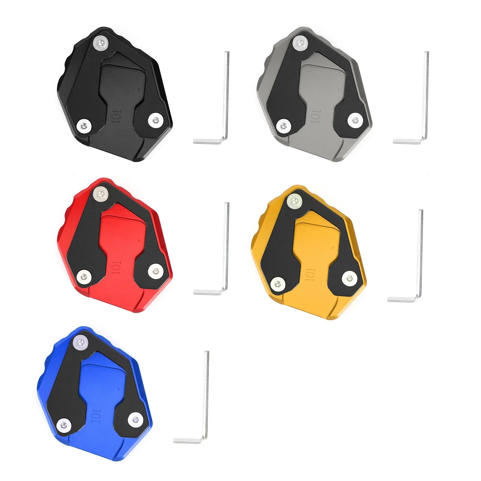 Placa de ajuste de almohadilla de agrandamiento de Kickstand para Yamaha MT-09 MT 09 2021 Generic