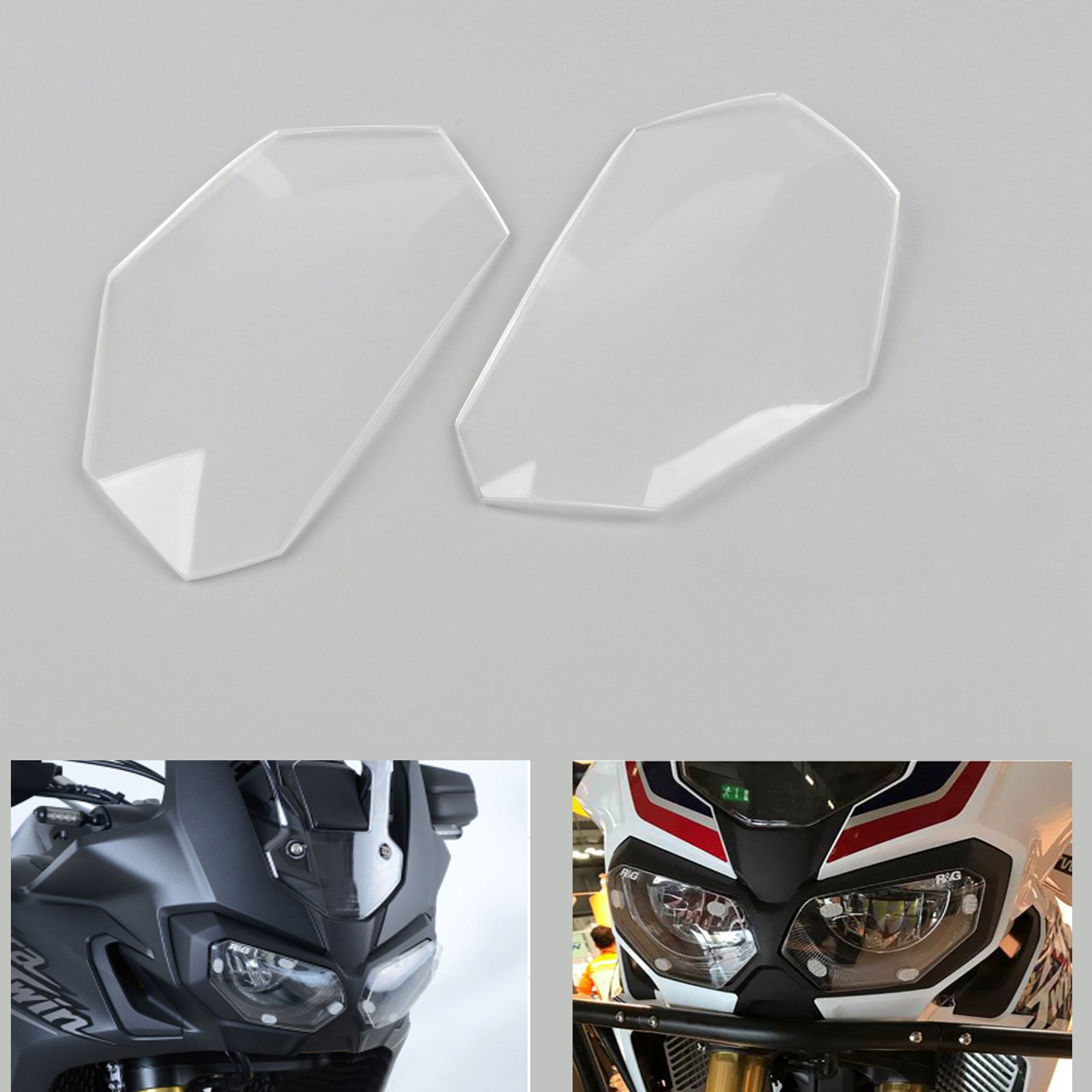 Protection de lentille de phare avant pour Honda CRF1000L Africa Twin 2016-2017 générique