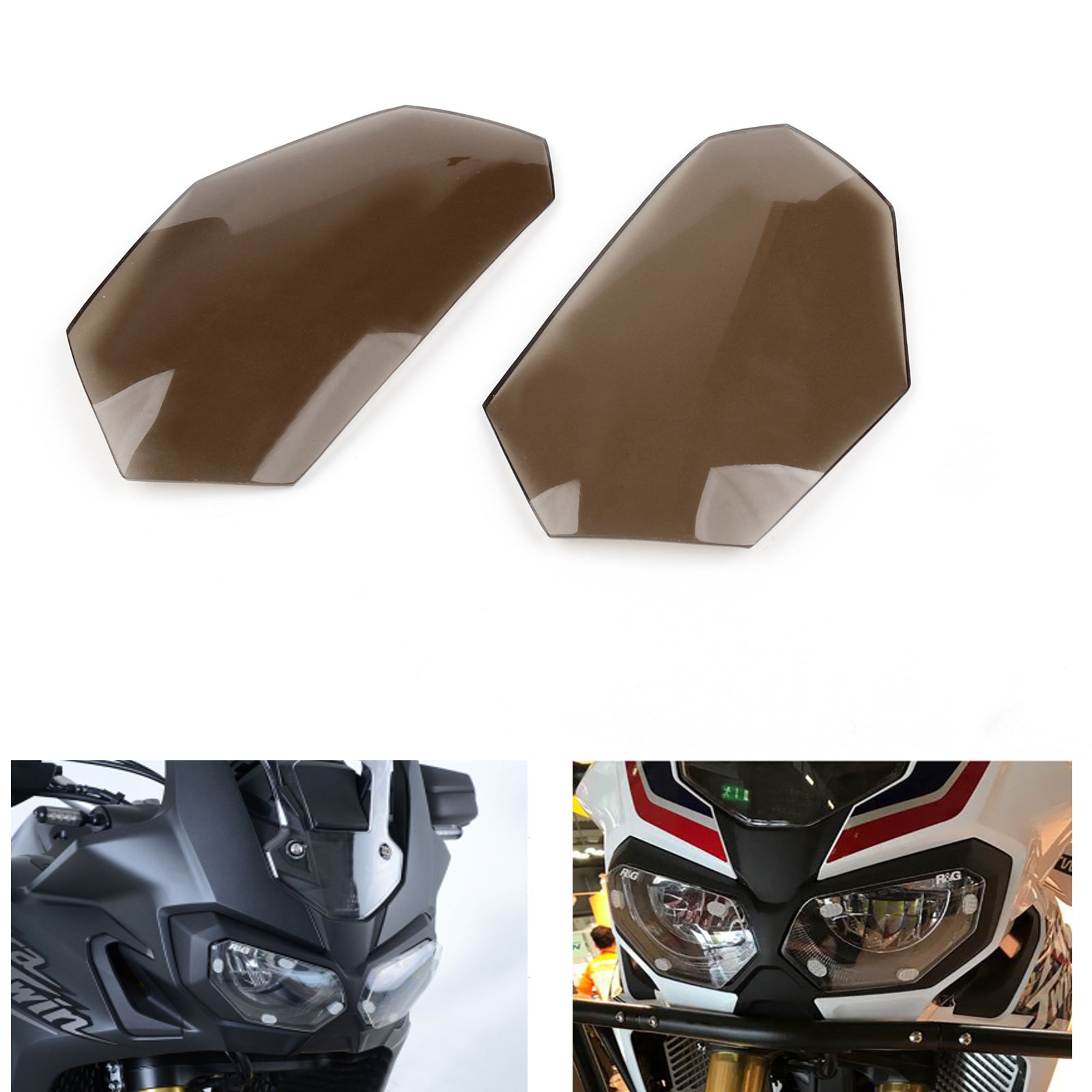 Protection de lentille de phare avant pour Honda CRF1000L Africa Twin 2016-2017 générique