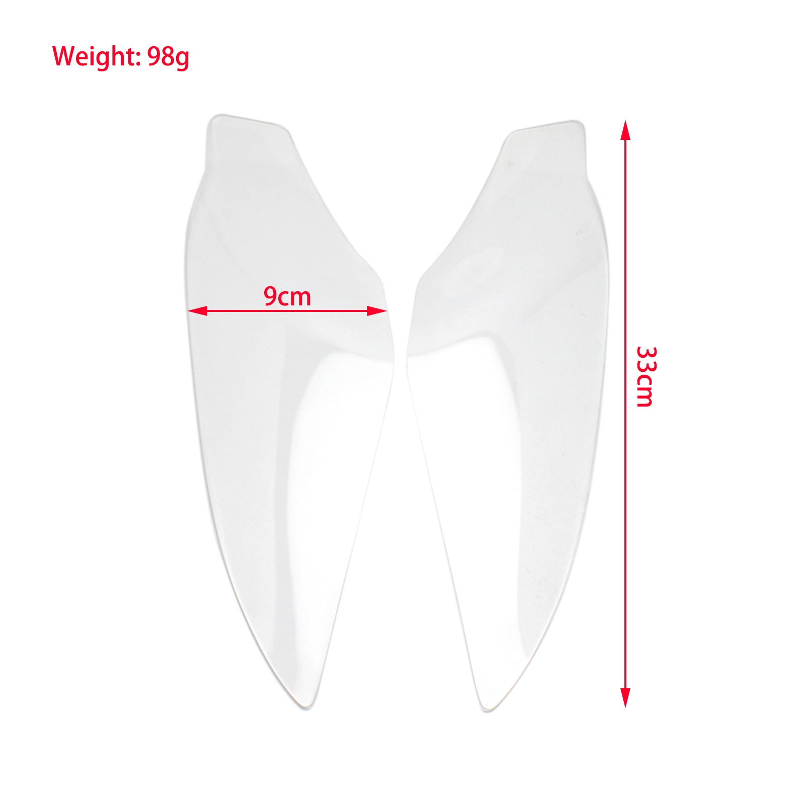 Kawasaki Ninja 1000 Z1000SX 17-20 Smoke Front Lighthouse -linssin suojaaminen