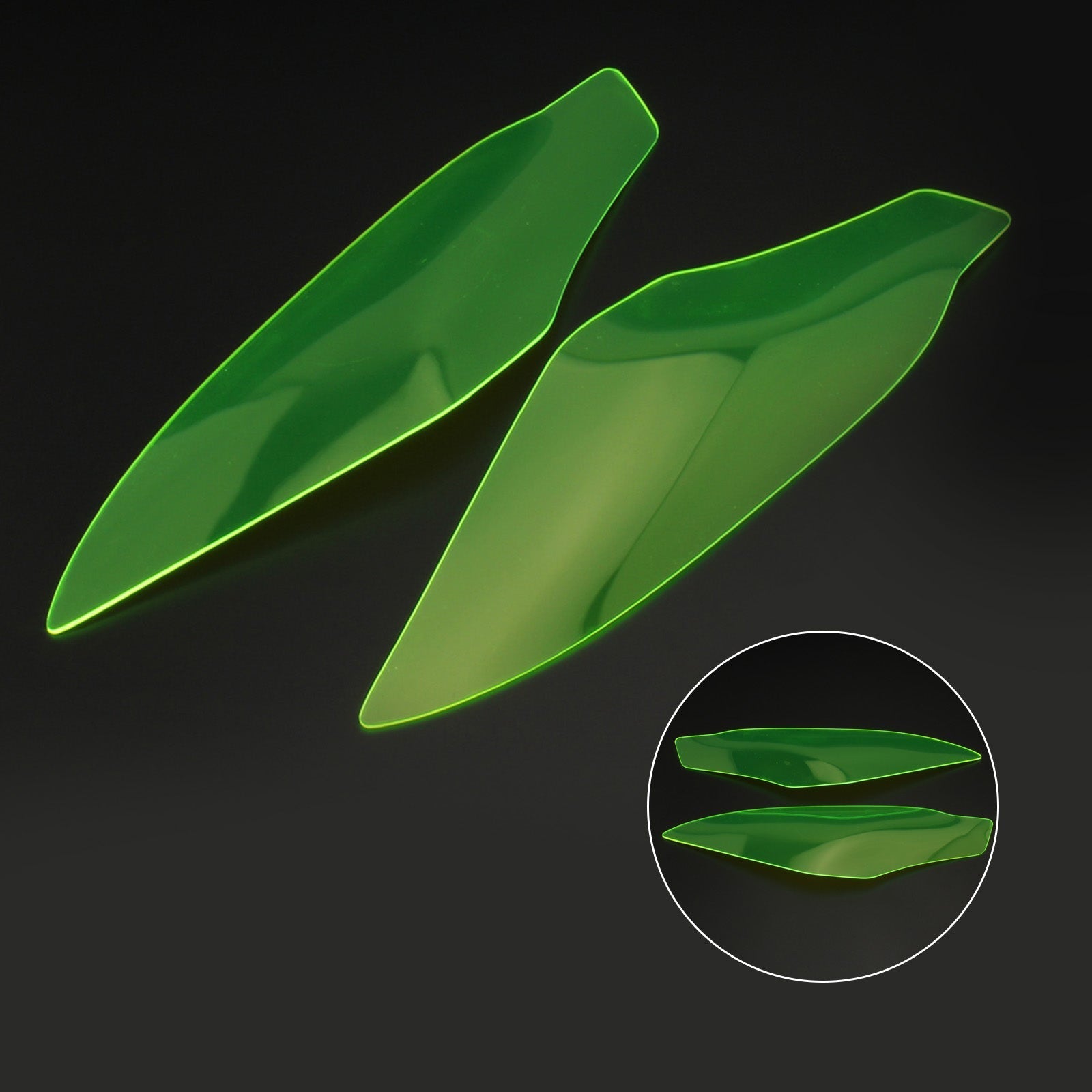 Ochrona przednich obiektywu latarni morskiej dla Kawasaki Ninja 1000 Z1000SX 17-20 Ogólny dym