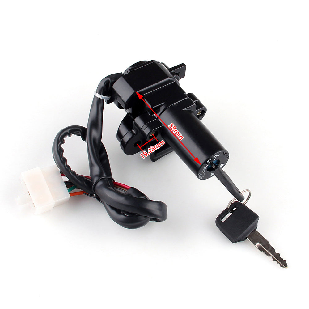 Chiavi di blocco interruttore di accensione per Kawasaki ZZR 400 600 ZX-7R 9R ZXR750 ZXR400 generico
